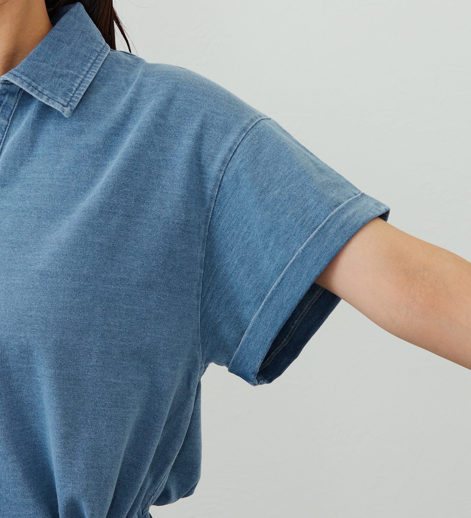 EDWIN(エドウイン)のEDWIN LADIES インディゴ ワンピース 半袖|ワンピース/ワンピース/レディース|淡色ブルー