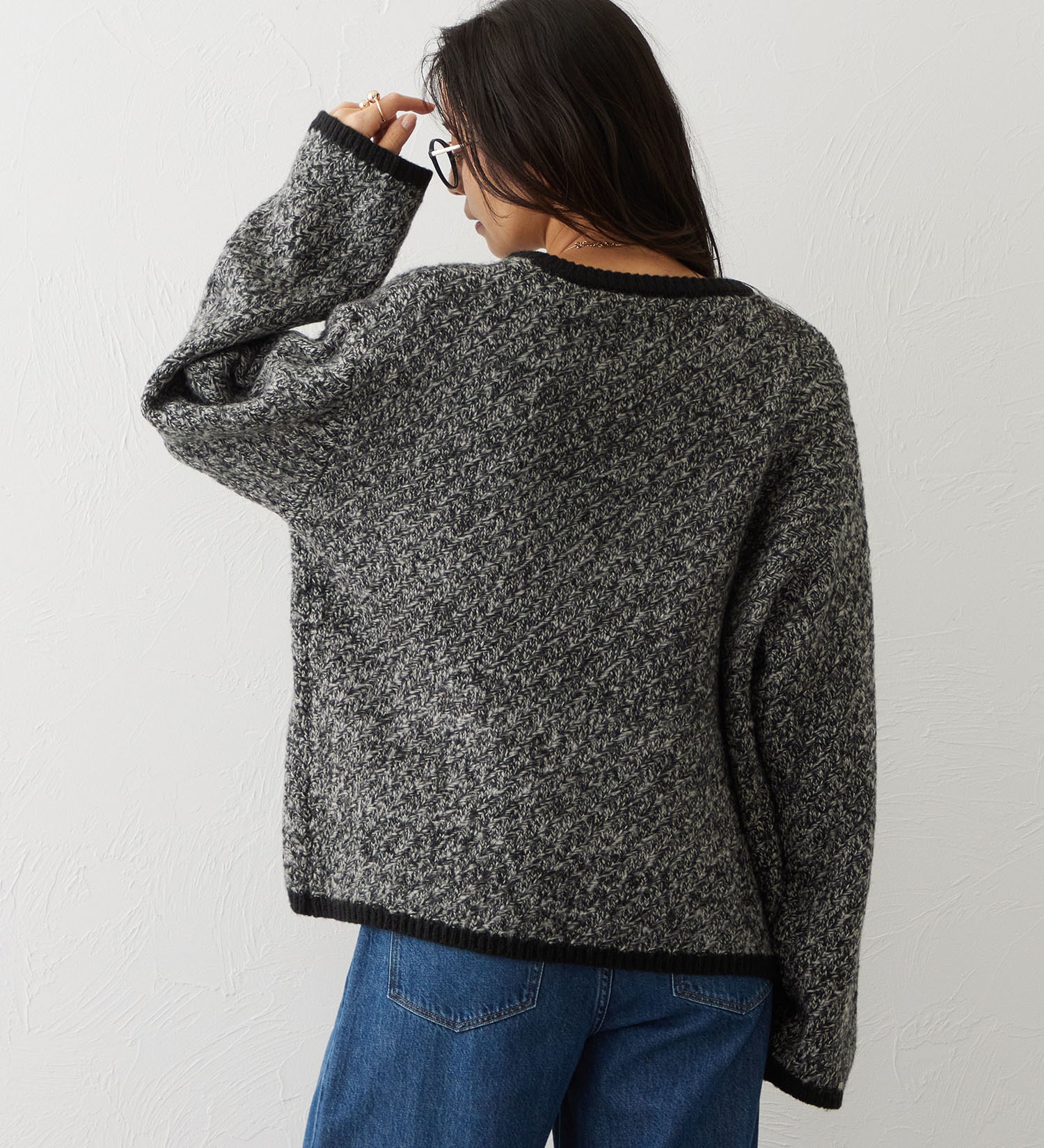 EDWIN(エドウイン)のEDWIN LADIES トッパーカーディガン|//レディース|ダークグレー