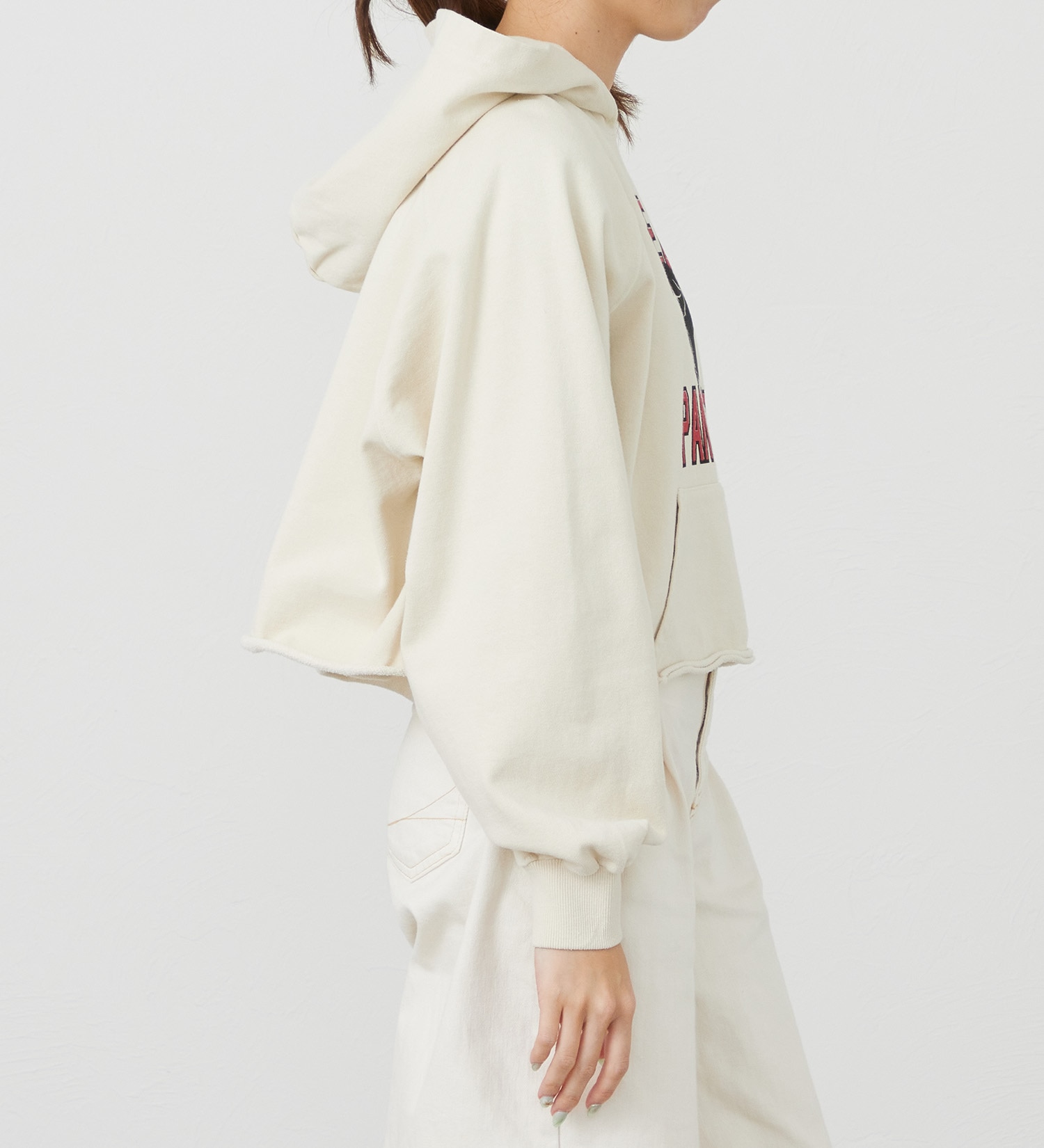 EDWIN(エドウイン)のEDWIN LADIES クロップドパーカー|トップス/パーカー/レディース|ホワイト