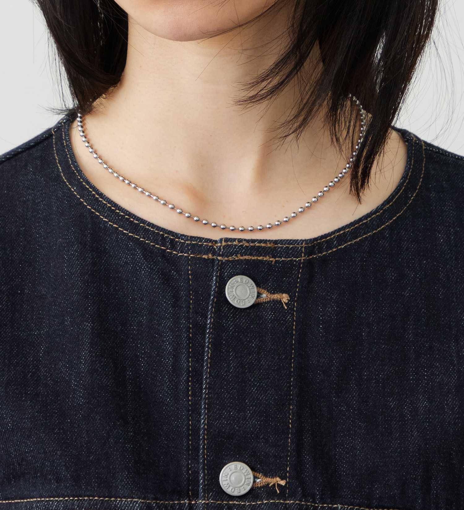 EDWIN(エドウイン)の【試着対象】ロールアップ デニムジャケット Gジャン|ジャケット/アウター/デニムジャケット/レディース|インディゴブルー