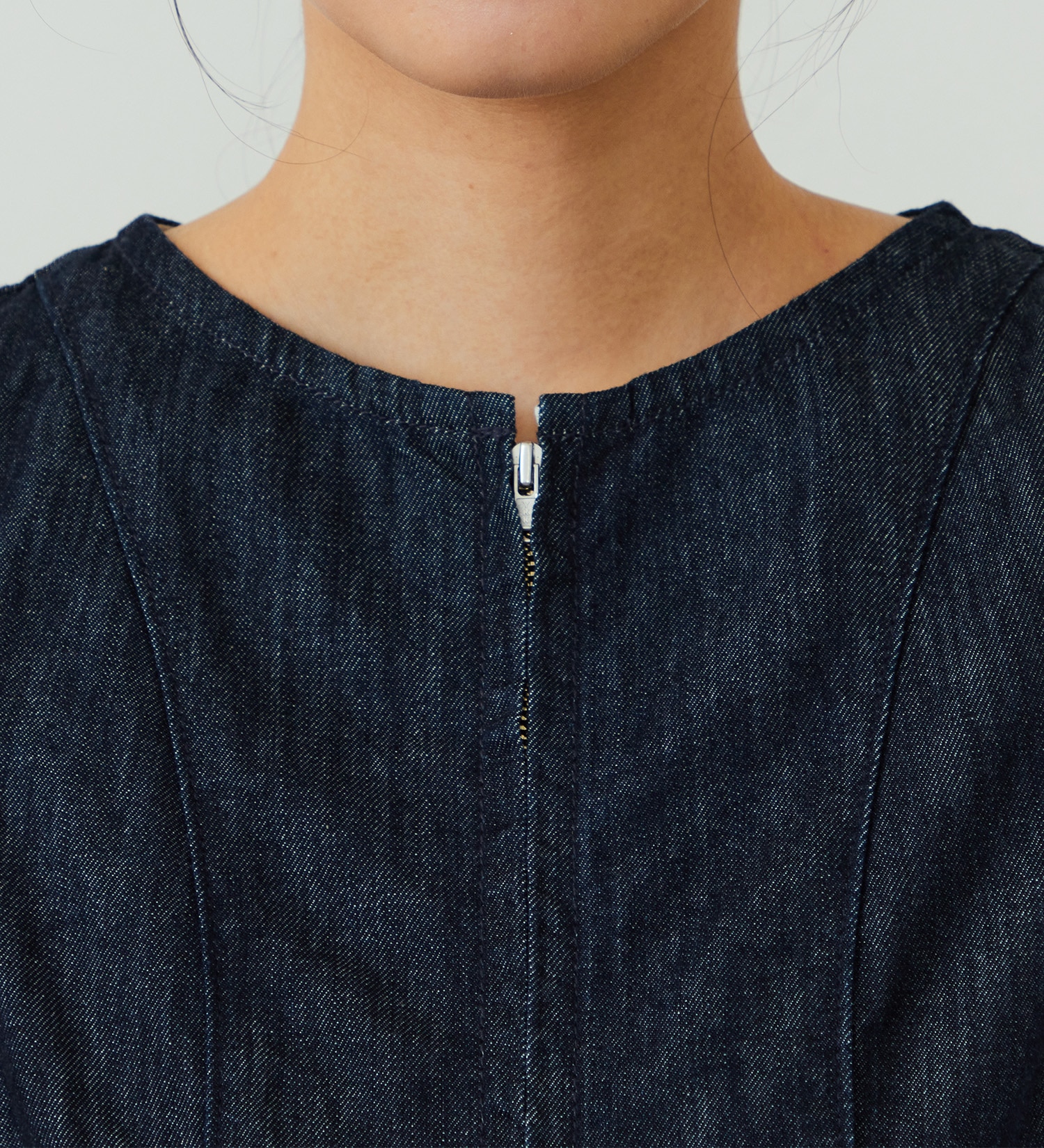 EDWIN(エドウイン)のEDWIN LADIES ライトオンス デニムタンクトップ セルビッジ セットアップ対応|トップス/タンクトップ/レディース|インディゴブルー