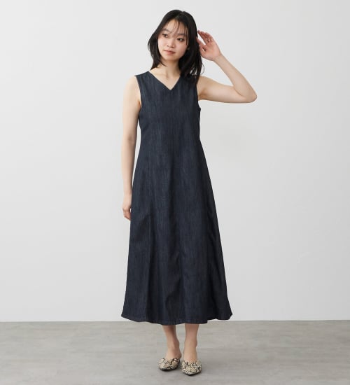 ライトオンス デニムワンピース セルビッジ