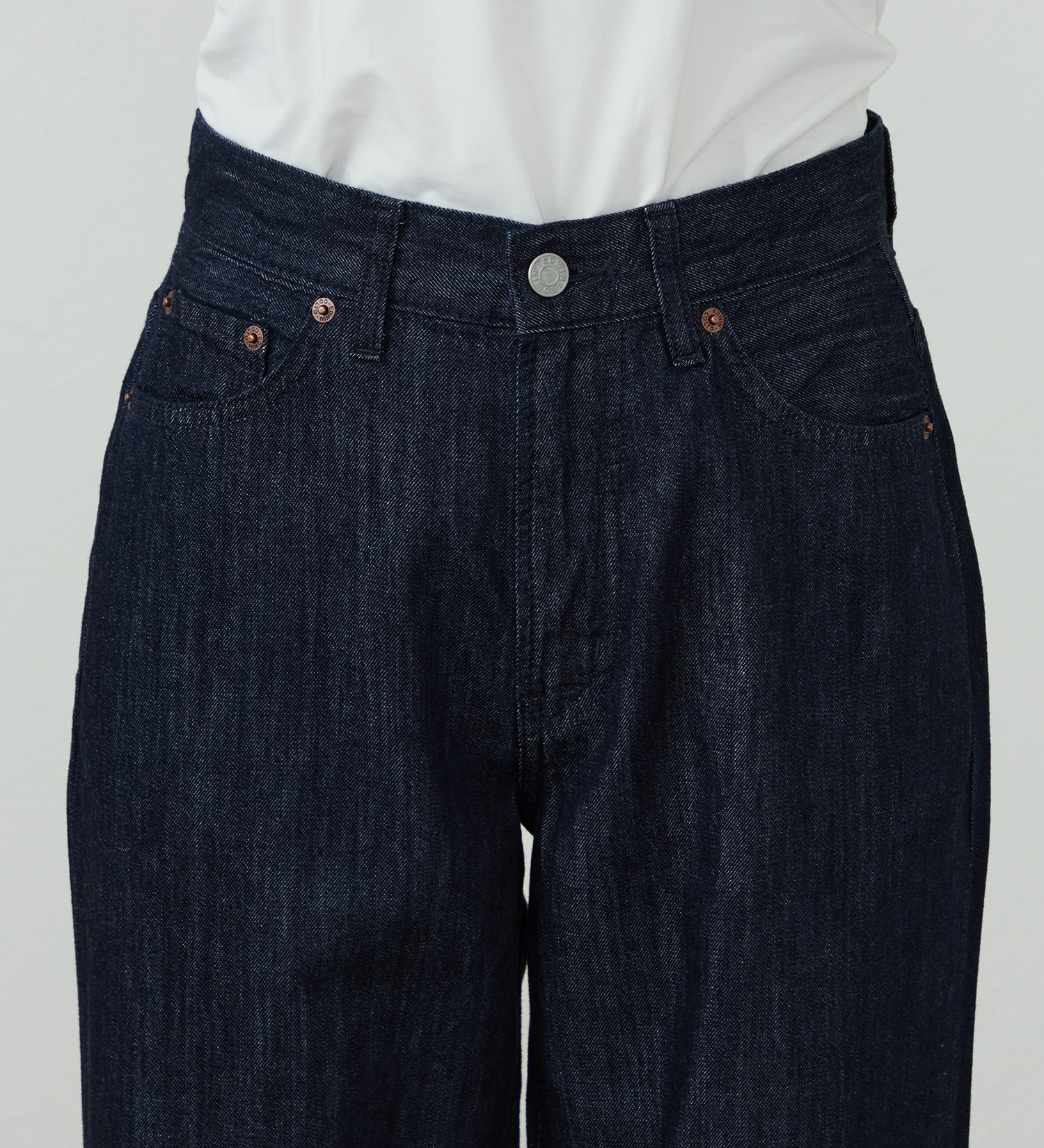 EDWIN(エドウイン)のEDWIN LADIES ライトオンス ワイドデニムパンツ セルビッジ セットアップ対応|パンツ/デニム / ジーンズパンツ/レディース|インディゴブルー