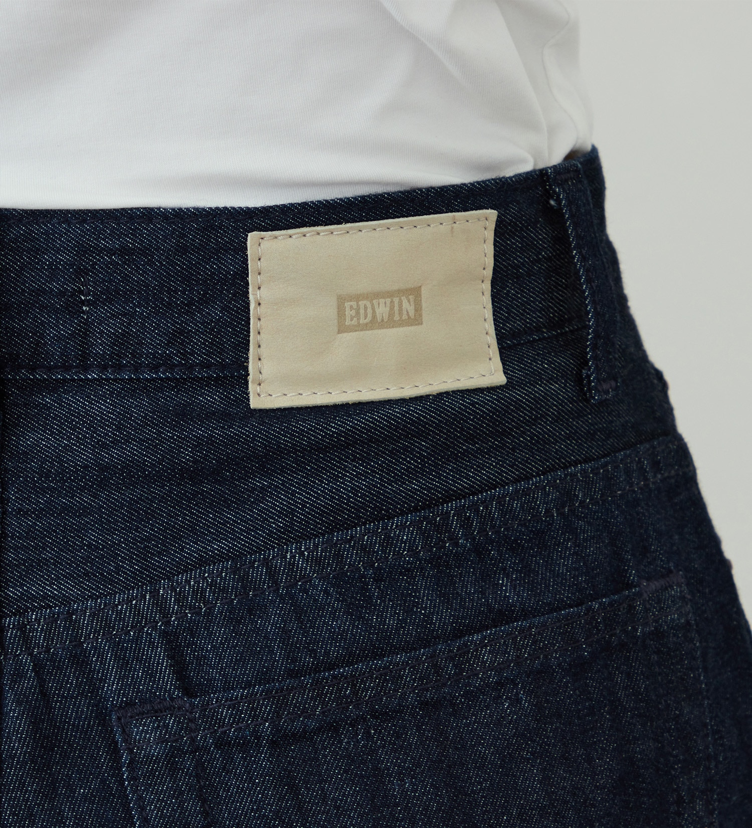 EDWIN(エドウイン)のEDWIN LADIES ライトオンス ワイドデニムパンツ セルビッジ セットアップ対応|パンツ/デニム / ジーンズパンツ/レディース|インディゴブルー