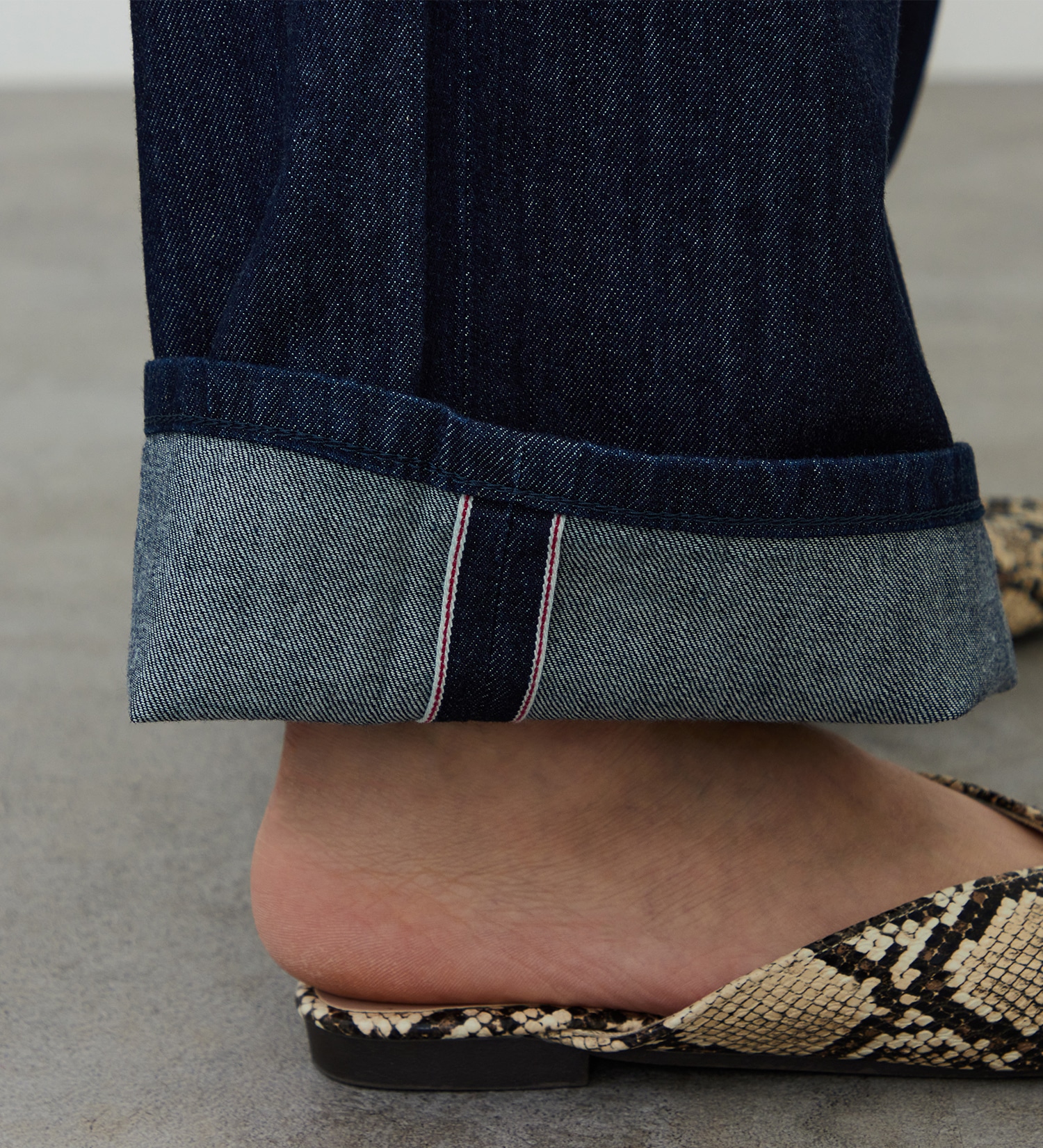 EDWIN(エドウイン)のEDWIN LADIES ライトオンス ワイドデニムパンツ セルビッジ セットアップ対応|パンツ/デニム / ジーンズパンツ/レディース|インディゴブルー