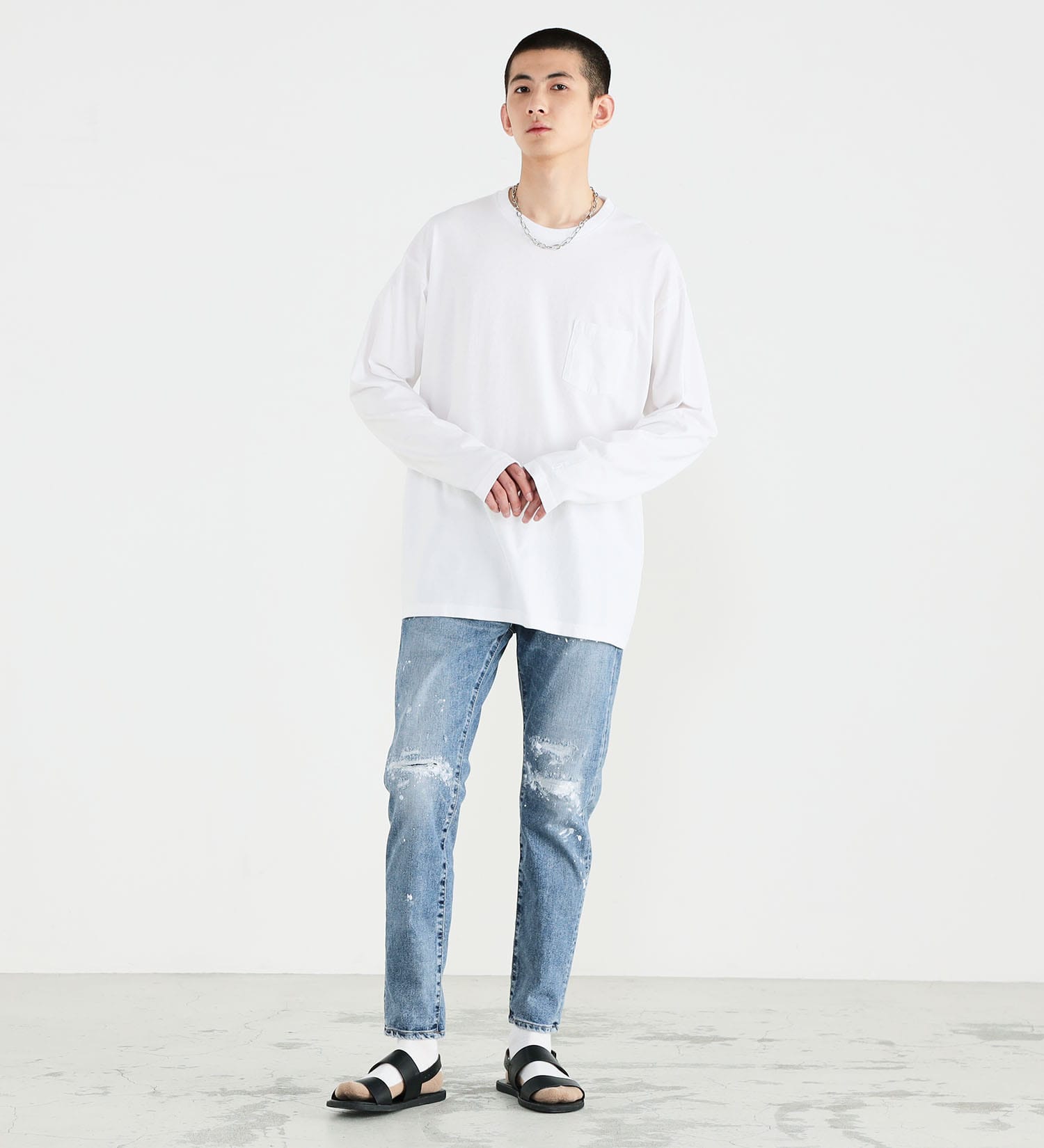 EDWIN(エドウイン)の【試着対象】驚きのストレッチデニム スリムテーパード|パンツ/デニムパンツ/メンズ|クラッシュ2