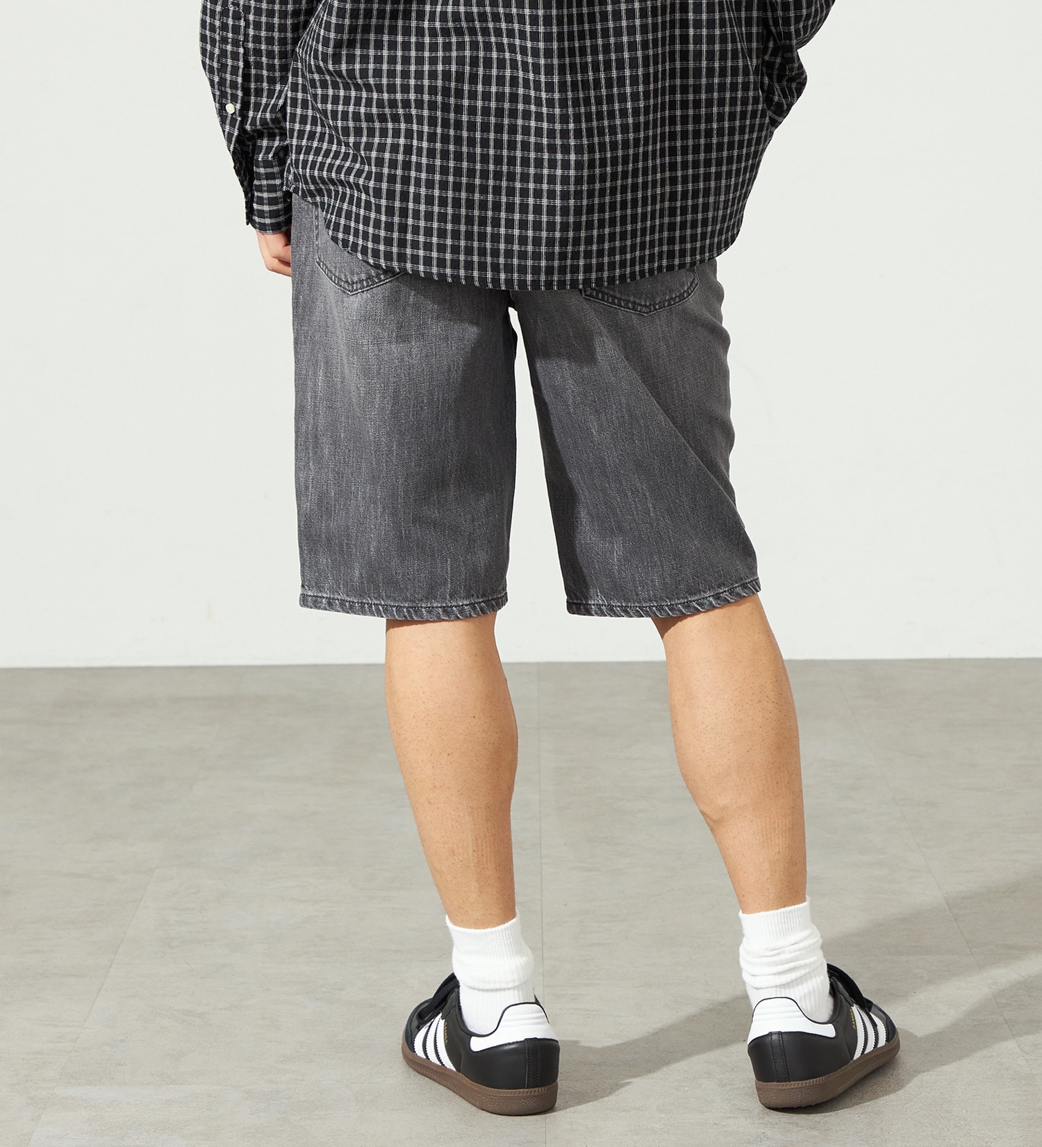 EDWIN(エドウイン)のベーシック デニムショートパンツ ジーンズ|パンツ/デニム / ジーンズパンツ/メンズ|ブラックデニム
