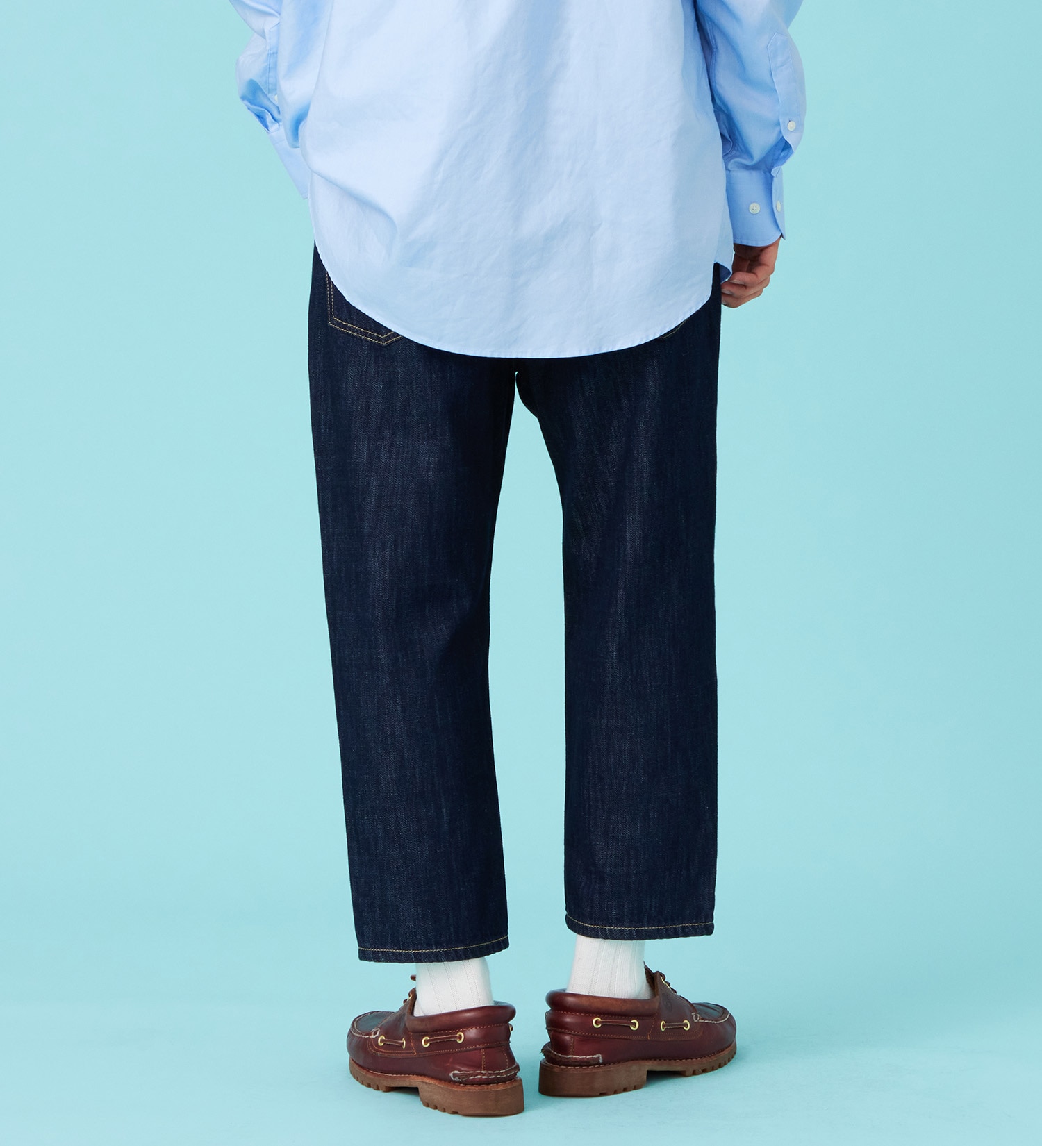 EDWIN(エドウイン)のベーシック デニムクロップドパンツ ジーンズ|パンツ/ショート丈/メンズ|インディゴブルー