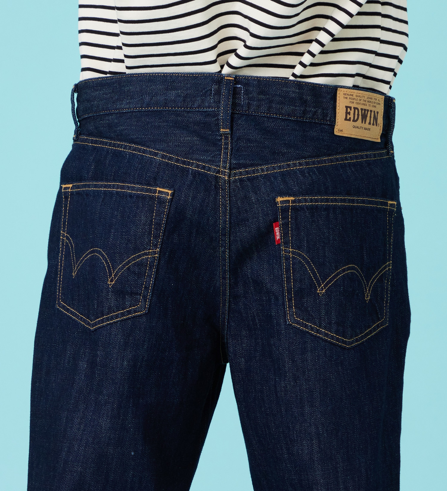 EDWIN(エドウイン)のベーシック デニムクロップドパンツ ジーンズ|パンツ/ショート丈/メンズ|インディゴブルー
