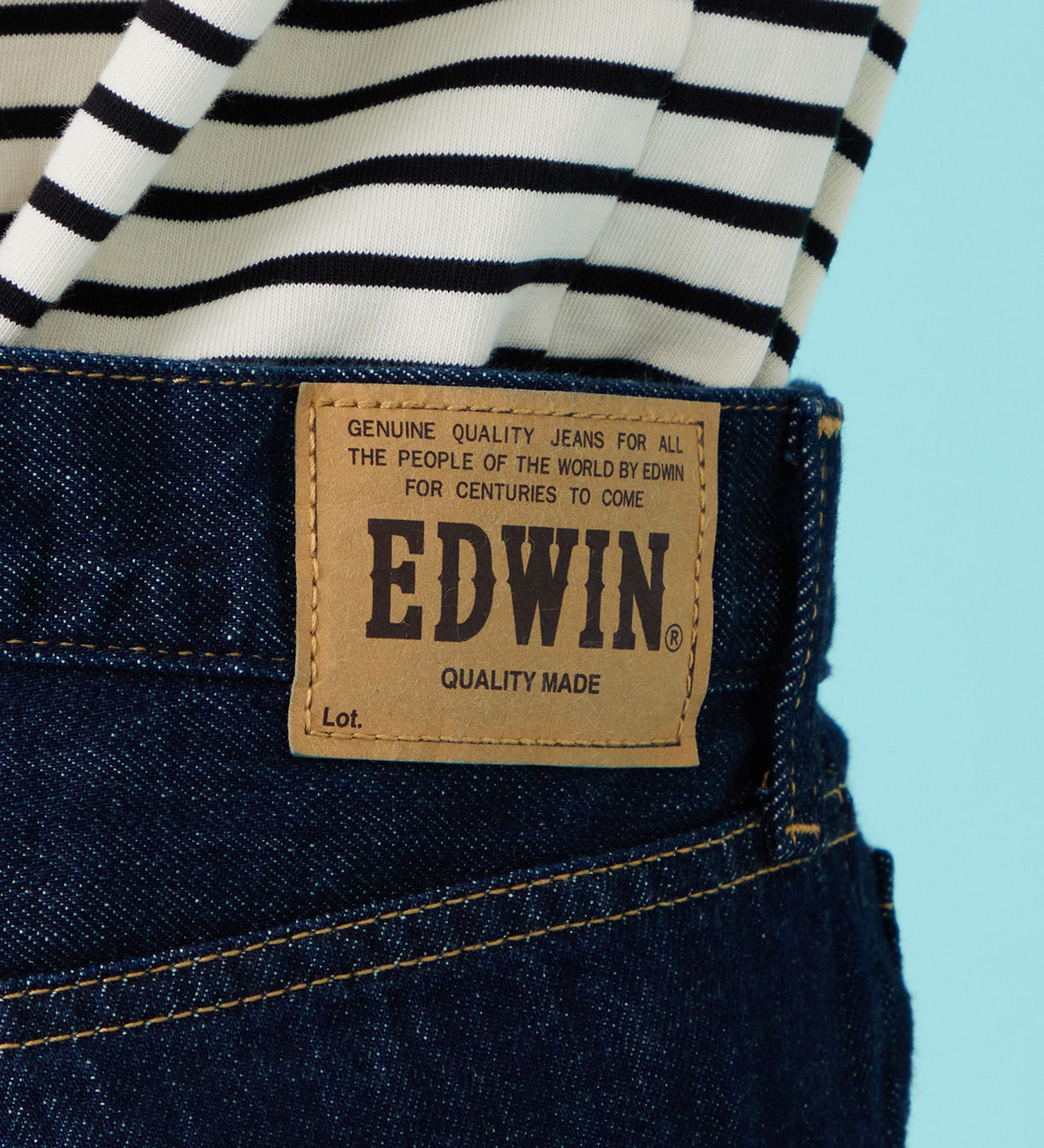 EDWIN(エドウイン)のベーシック デニムクロップドパンツ ジーンズ|パンツ/ショート丈/メンズ|インディゴブルー