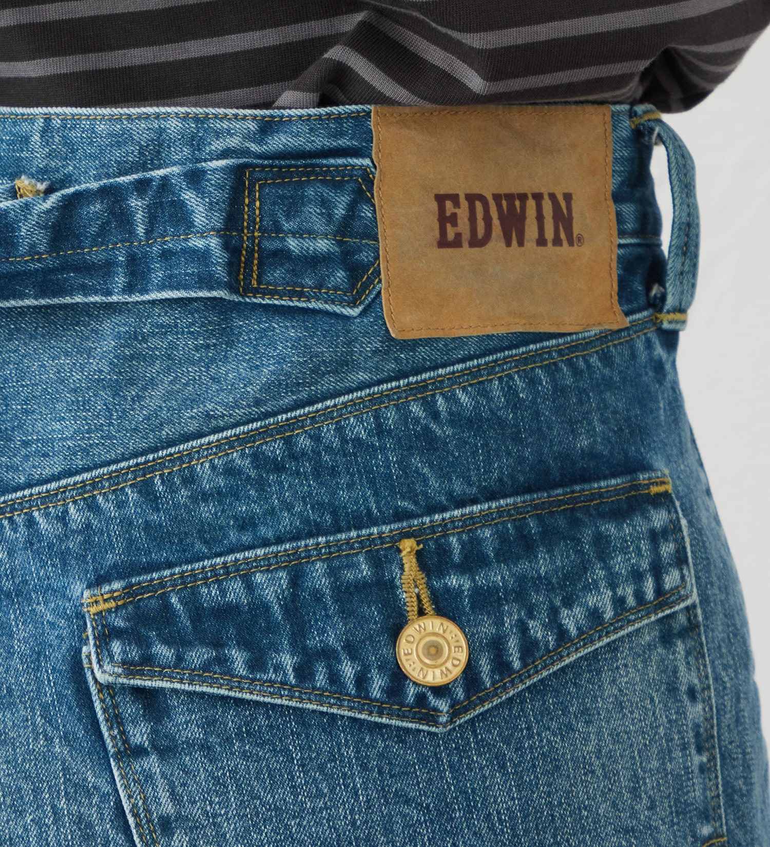 EDWIN(エドウイン)のTIME CODE 00S ルーズフレアデニムパンツ|パンツ/デニム / ジーンズパンツ/メンズ|中色ブルー
