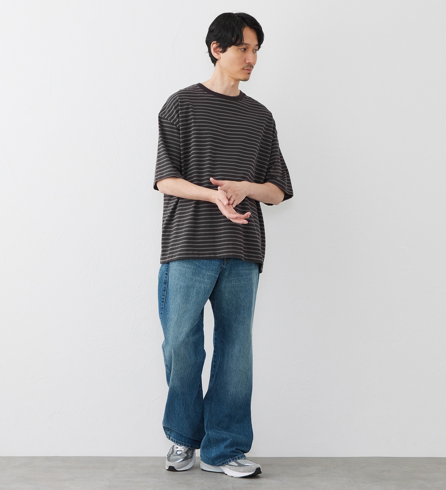 EDWIN(エドウイン)のTIME CODE 00S ルーズフレアデニムパンツ|パンツ/デニム / ジーンズパンツ/メンズ|中色ブルー