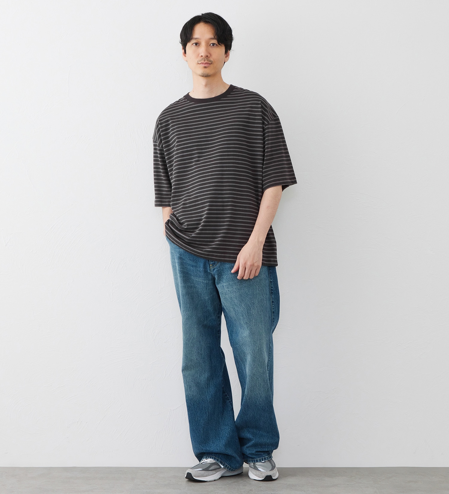 EDWIN(エドウイン)のTIME CODE 00S ルーズフレアデニムパンツ|パンツ/デニム / ジーンズパンツ/メンズ|中色ブルー