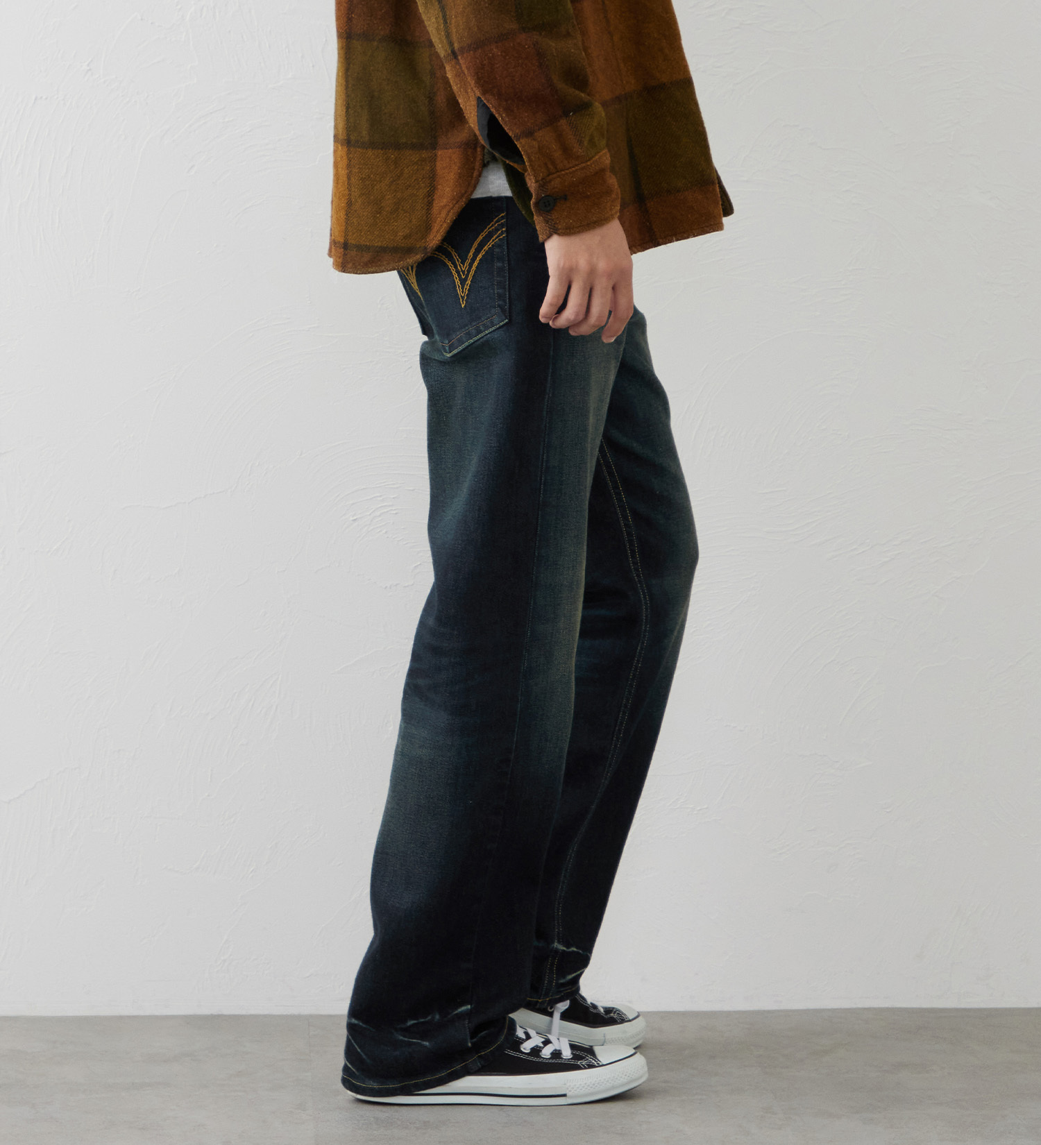 EDWIN(エドウイン)の【試着対象】TIME CODE 00S ルーズストレートデニムパンツ|パンツ/デニム / ジーンズパンツ/メンズ|濃色ブルー