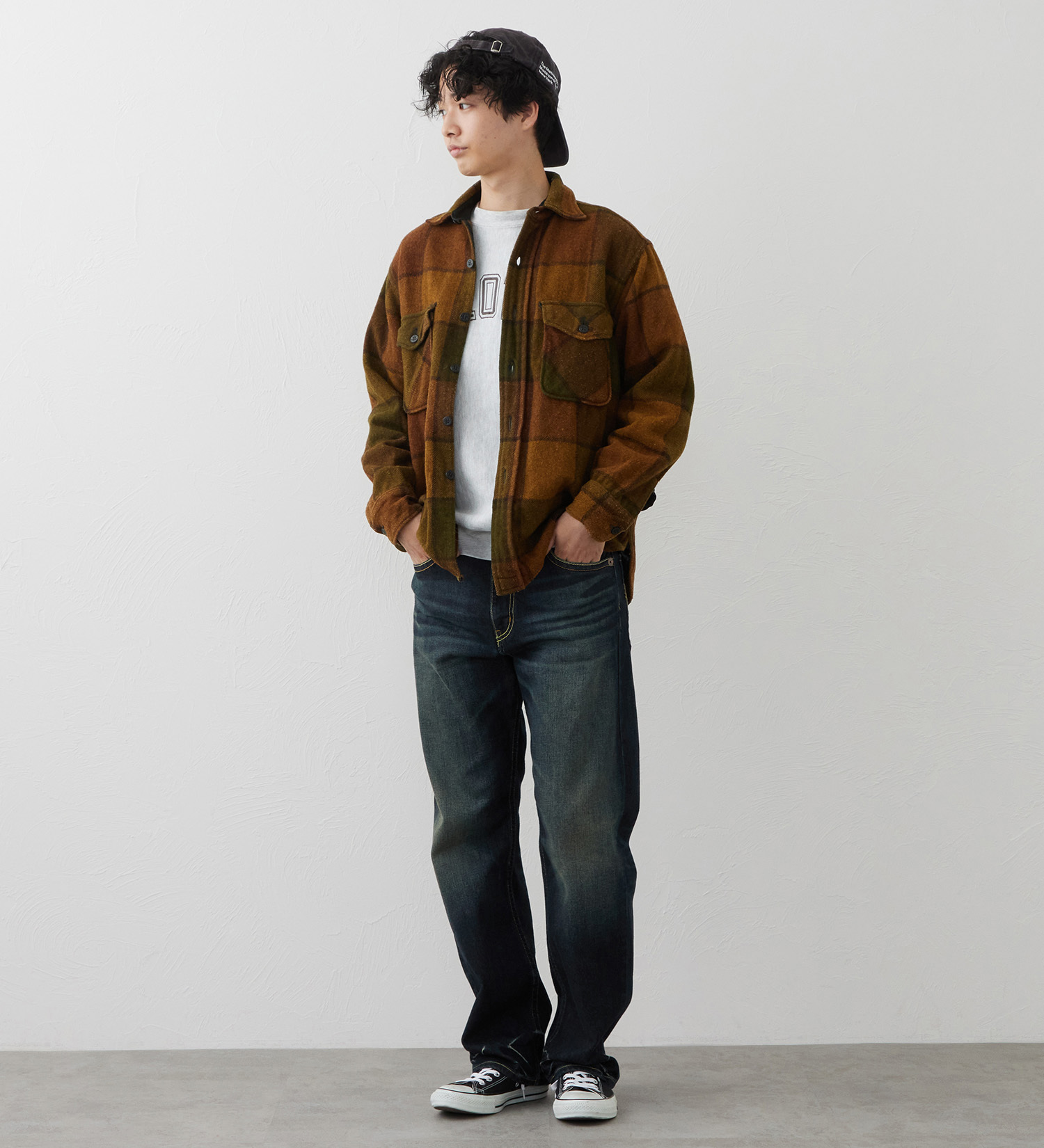 EDWIN(エドウイン)の【試着対象】TIME CODE 00S ルーズストレートデニムパンツ|パンツ/デニム / ジーンズパンツ/メンズ|濃色ブルー