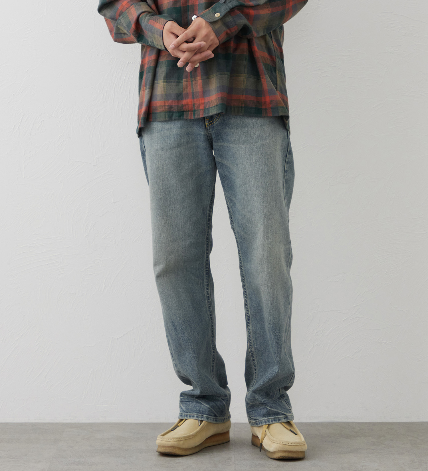 EDWIN(エドウイン)の【試着対象】TIME CODE 00S ルーズストレートデニムパンツ|パンツ/デニム / ジーンズパンツ/メンズ|淡色ブルー