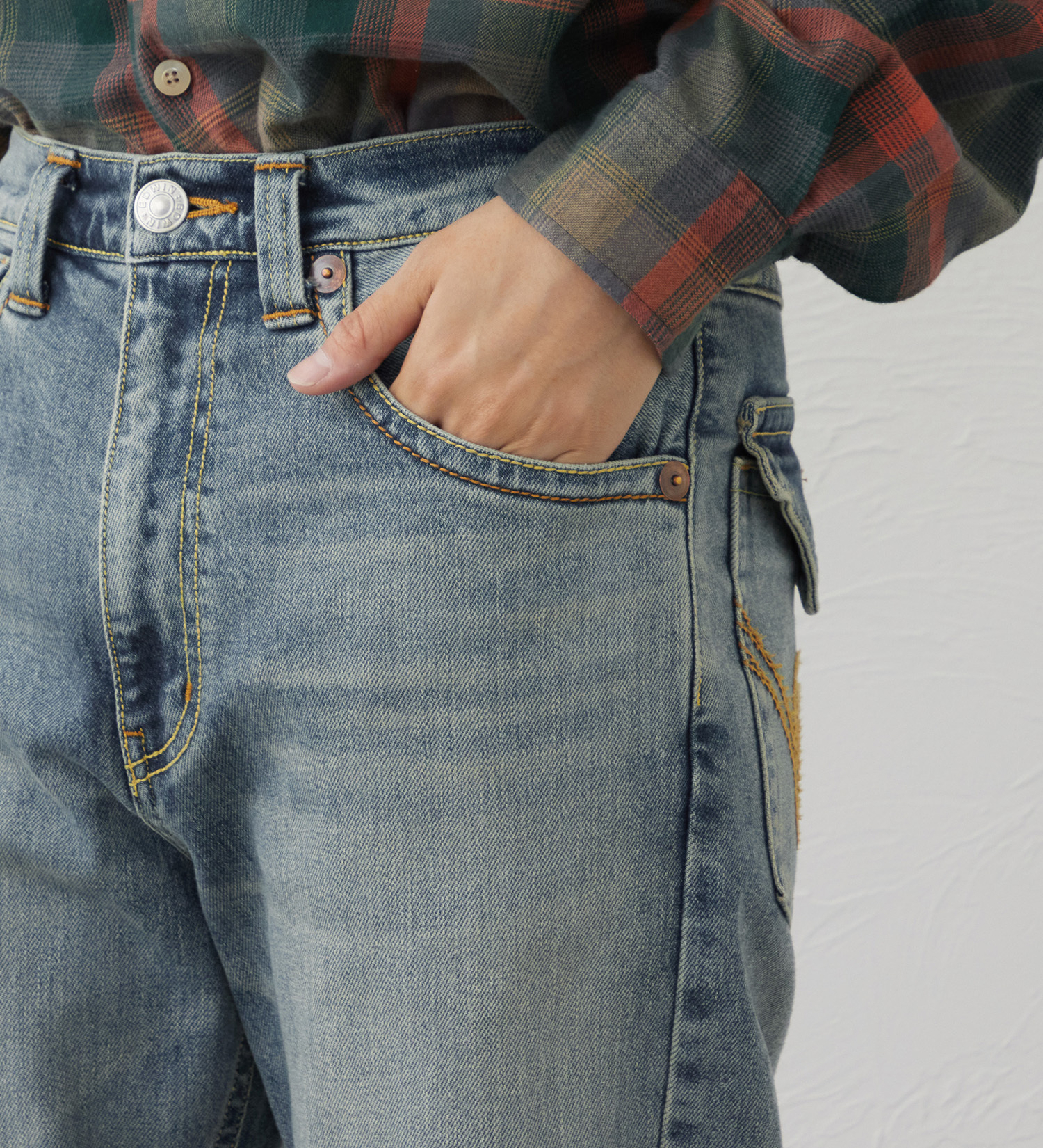 EDWIN(エドウイン)の【試着対象】TIME CODE 00S ルーズストレートデニムパンツ|パンツ/デニム / ジーンズパンツ/メンズ|淡色ブルー