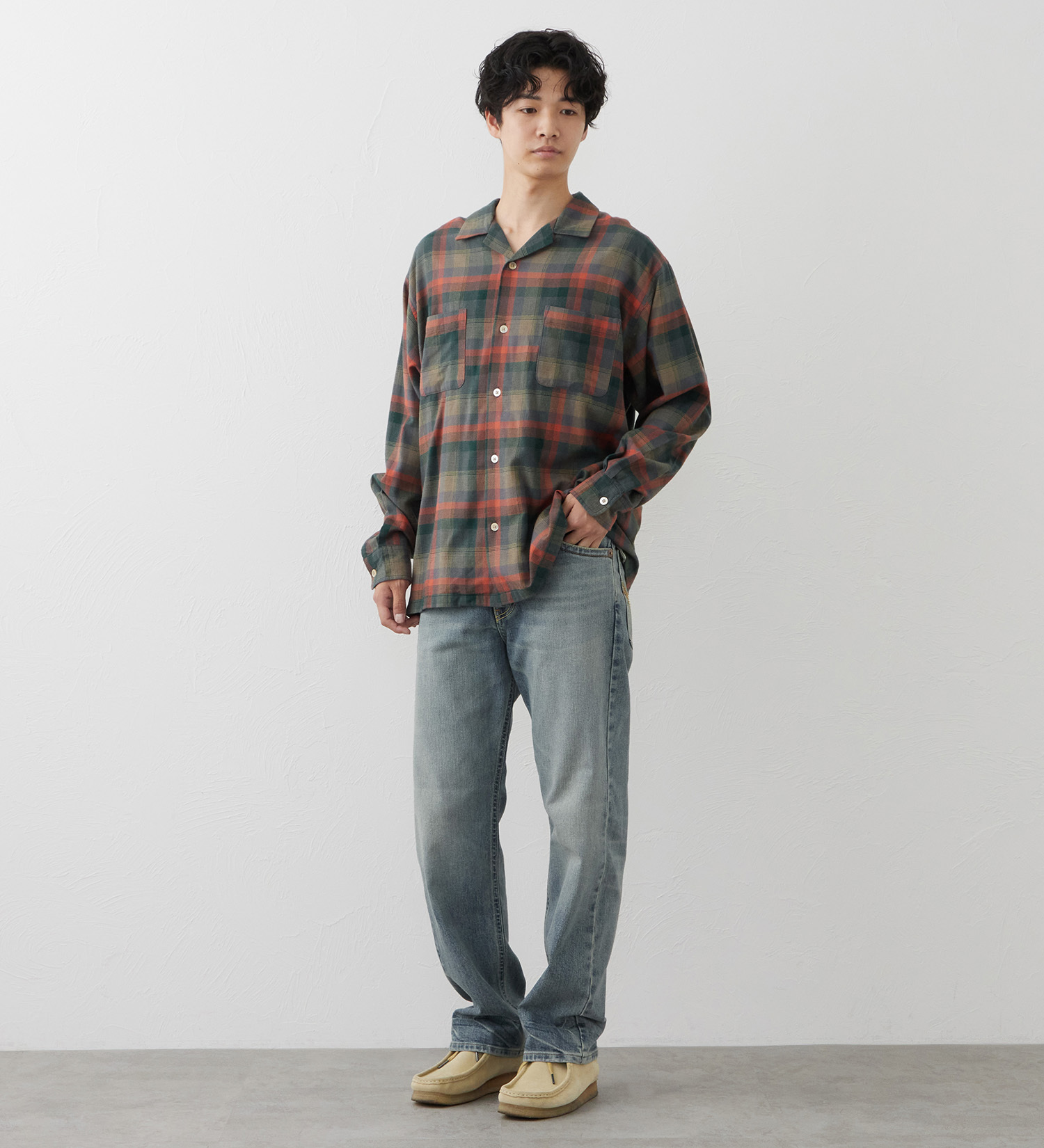 EDWIN(エドウイン)の【試着対象】TIME CODE 00S ルーズストレートデニムパンツ|パンツ/デニム / ジーンズパンツ/メンズ|淡色ブルー