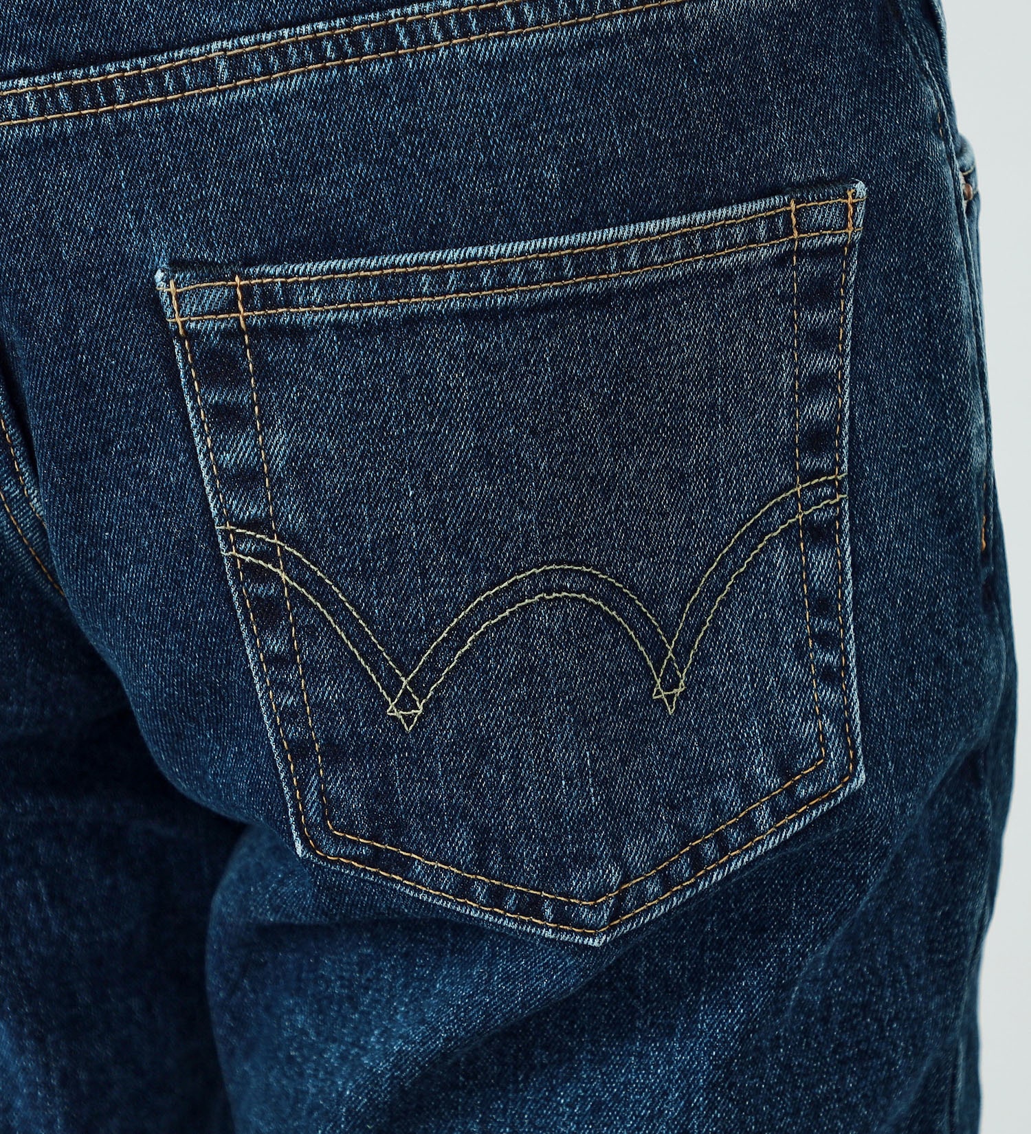 EDWIN(エドウイン)の【試着対象】【WEB限定】五・八デニム レギュラーストレートデニムパンツ ふつうのジーンズ 日本製 MADE IN JAPAN|パンツ/デニムパンツ/メンズ|中色ブルー