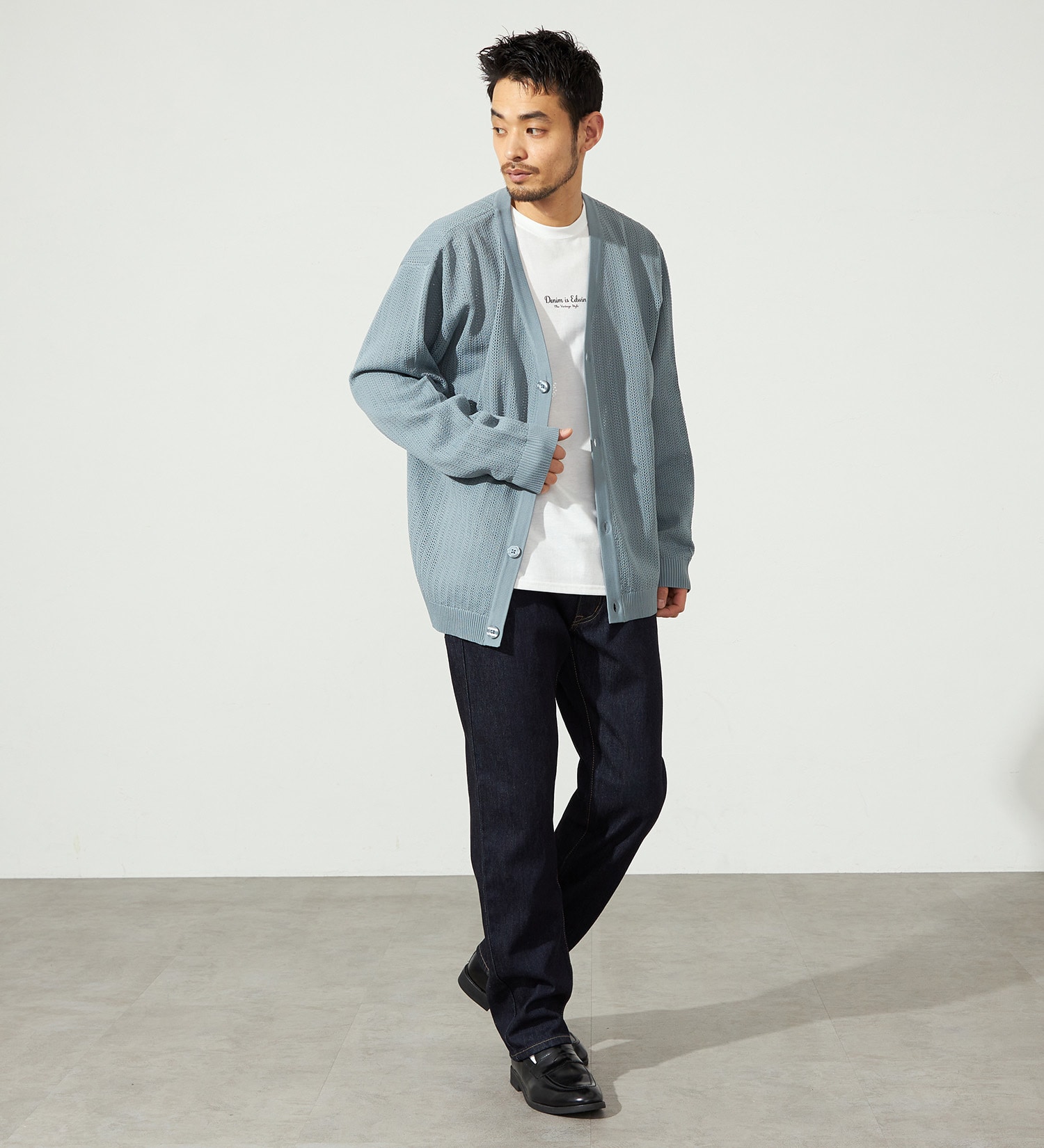 EDWIN(エドウイン)の【WEB限定】ふつうのジーンズ レギュラーストレート デニムパンツ|パンツ/デニム / ジーンズパンツ/メンズ|インディゴブルー