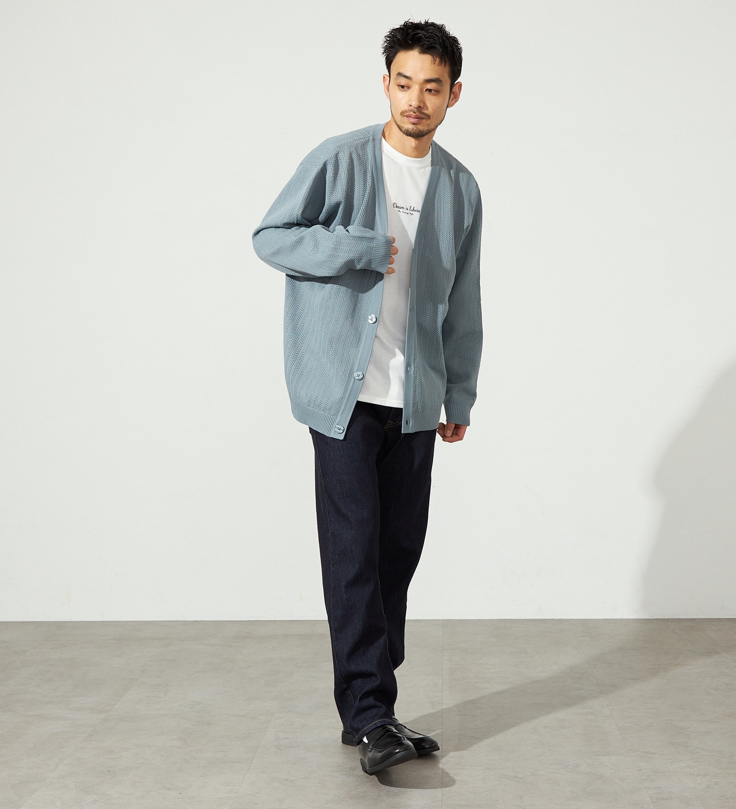 EDWIN(エドウイン)の【WEB限定】ふつうのジーンズ レギュラーストレート デニムパンツ|パンツ/デニム / ジーンズパンツ/メンズ|インディゴブルー