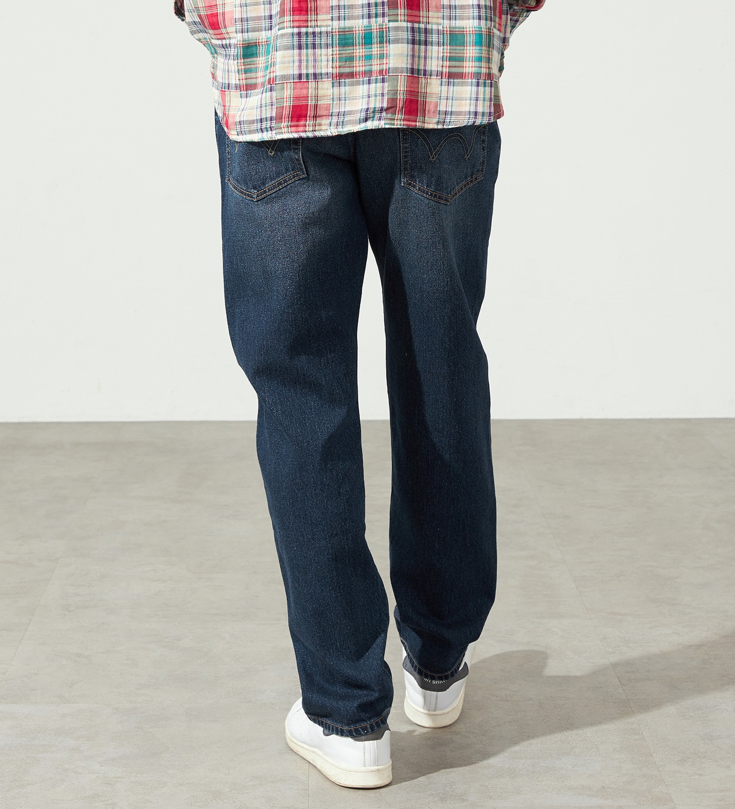 EDWIN(エドウイン)の【WEB限定】ふつうのジーンズ レギュラーストレート デニムパンツ|パンツ/デニム / ジーンズパンツ/メンズ|濃色ブルー
