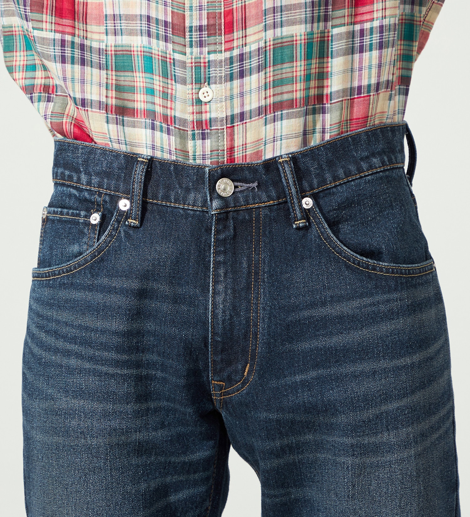 EDWIN(エドウイン)の【WEB限定】ふつうのジーンズ レギュラーストレート デニムパンツ|パンツ/デニム / ジーンズパンツ/メンズ|濃色ブルー