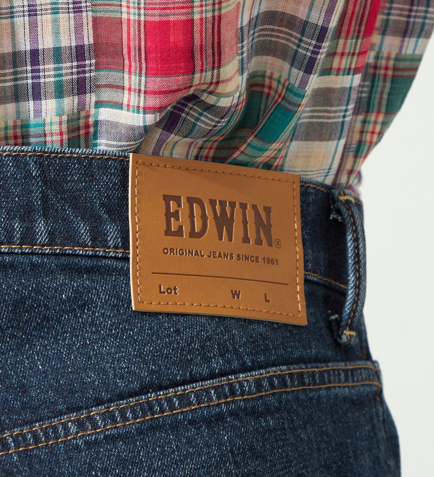 EDWIN(エドウイン)の【WEB限定】ふつうのジーンズ レギュラーストレート デニムパンツ|パンツ/デニム / ジーンズパンツ/メンズ|濃色ブルー