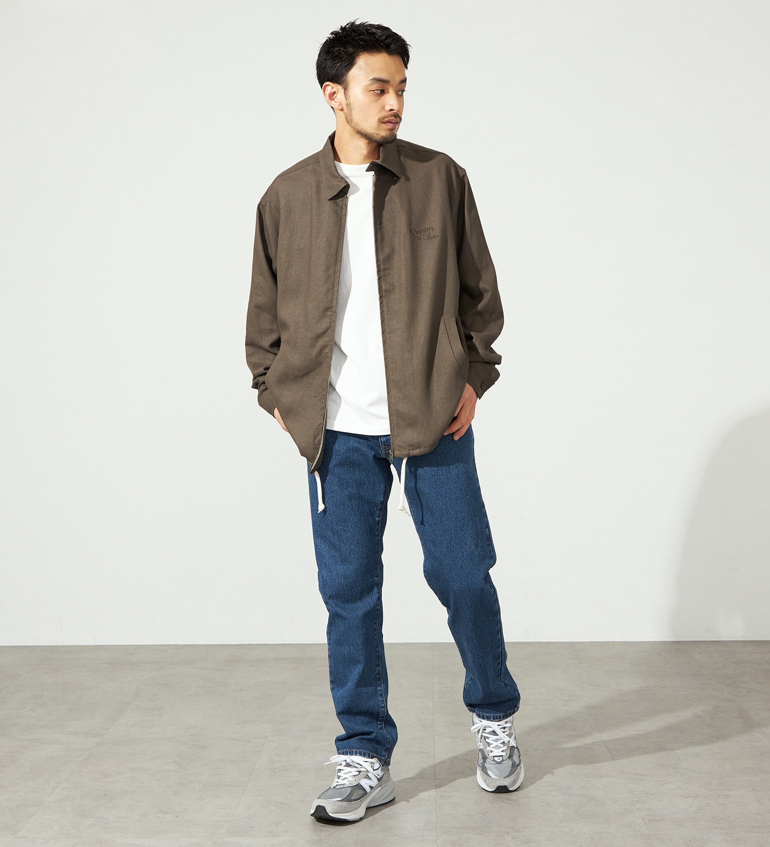 EDWIN(エドウイン)の【WEB限定】ふつうのジーンズ レギュラーストレート デニムパンツ|パンツ/デニム / ジーンズパンツ/メンズ|中色ブルー2
