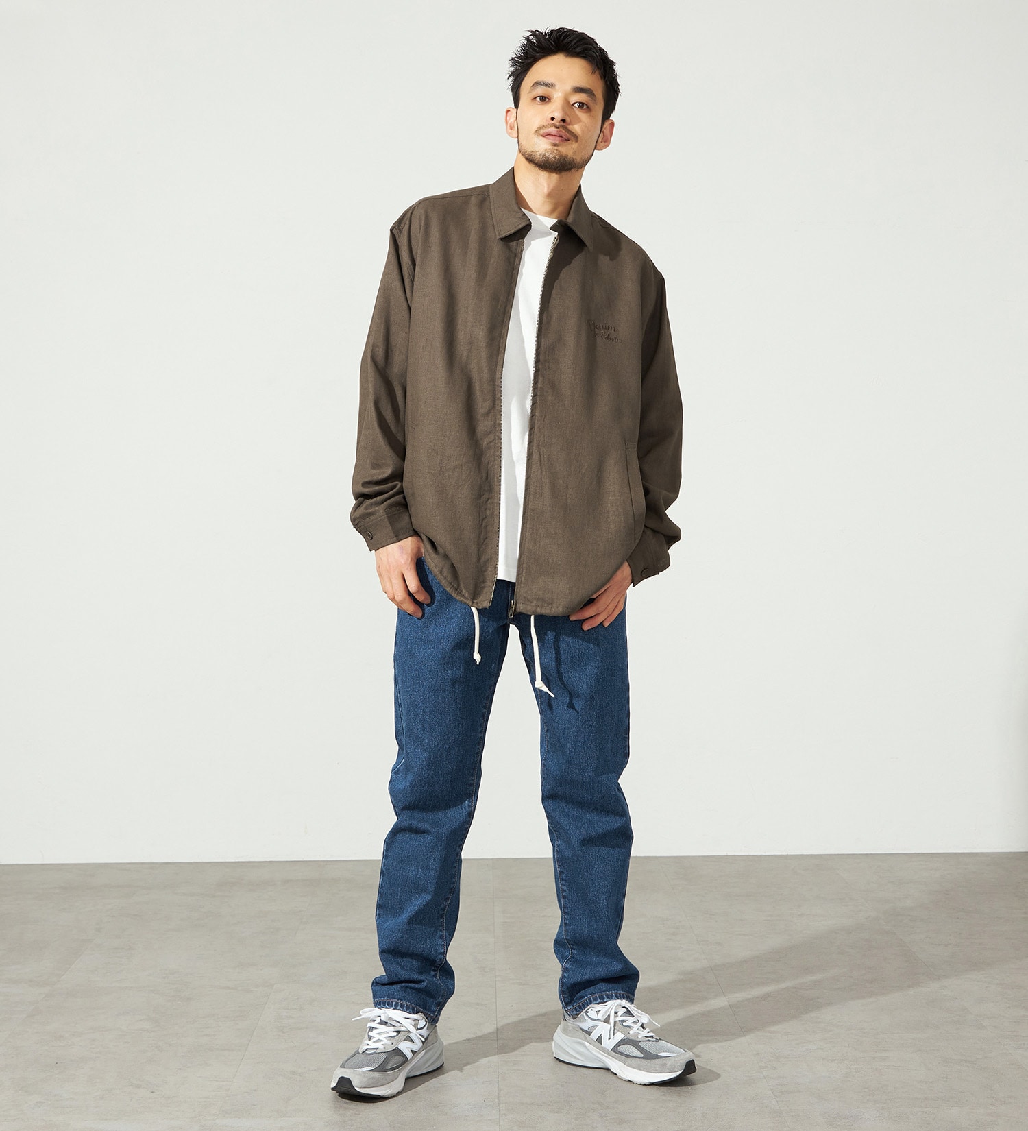 EDWIN(エドウイン)の【WEB限定】ふつうのジーンズ レギュラーストレート デニムパンツ|パンツ/デニム / ジーンズパンツ/メンズ|中色ブルー2