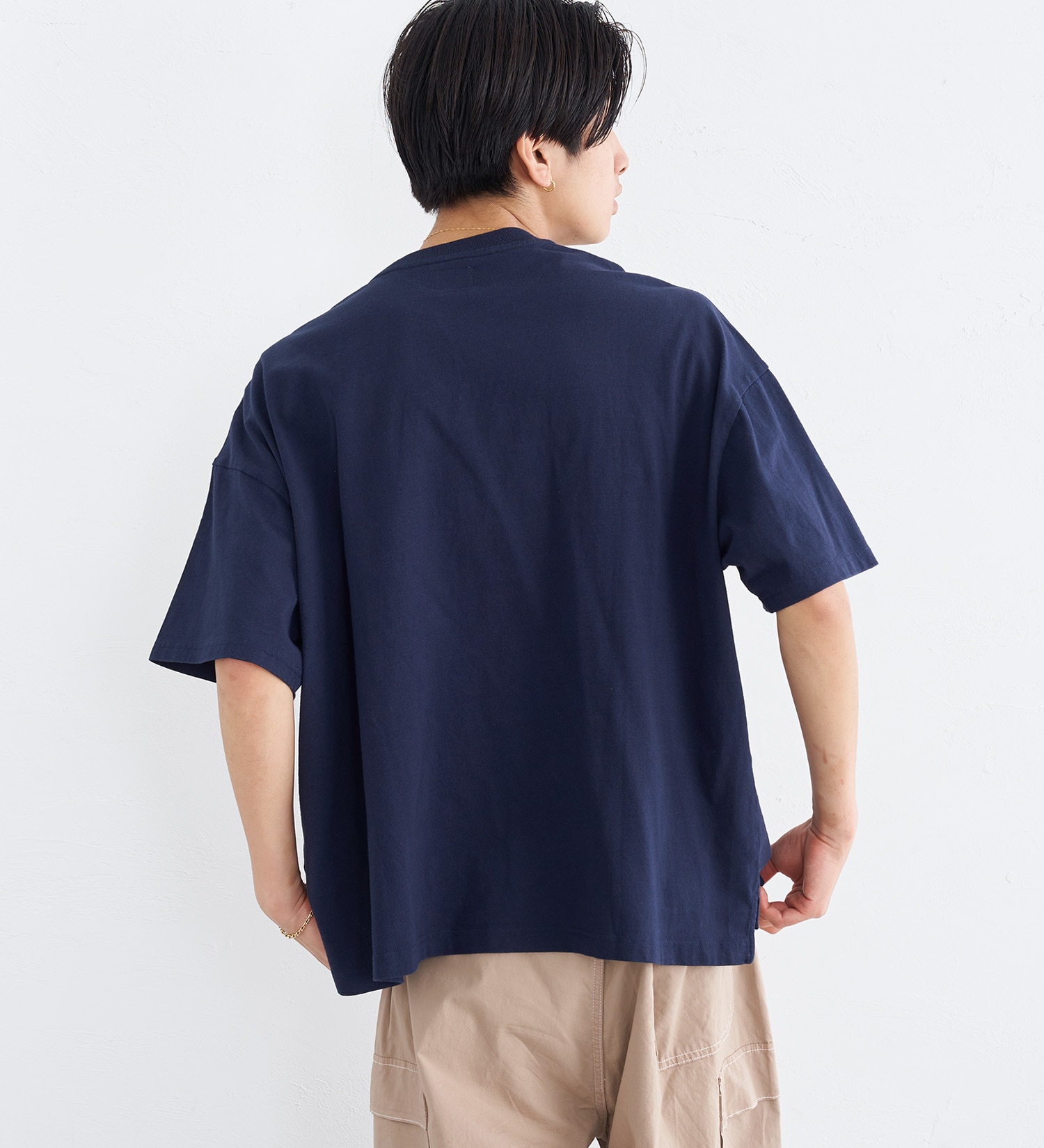 EDWIN(エドウイン)の【BLACKFRIDAY】【WEB限定】EDWIN STEPMARK ワイドボディポケット半袖Tシャツ|トップス/Tシャツ/カットソー/メンズ|ネイビー3