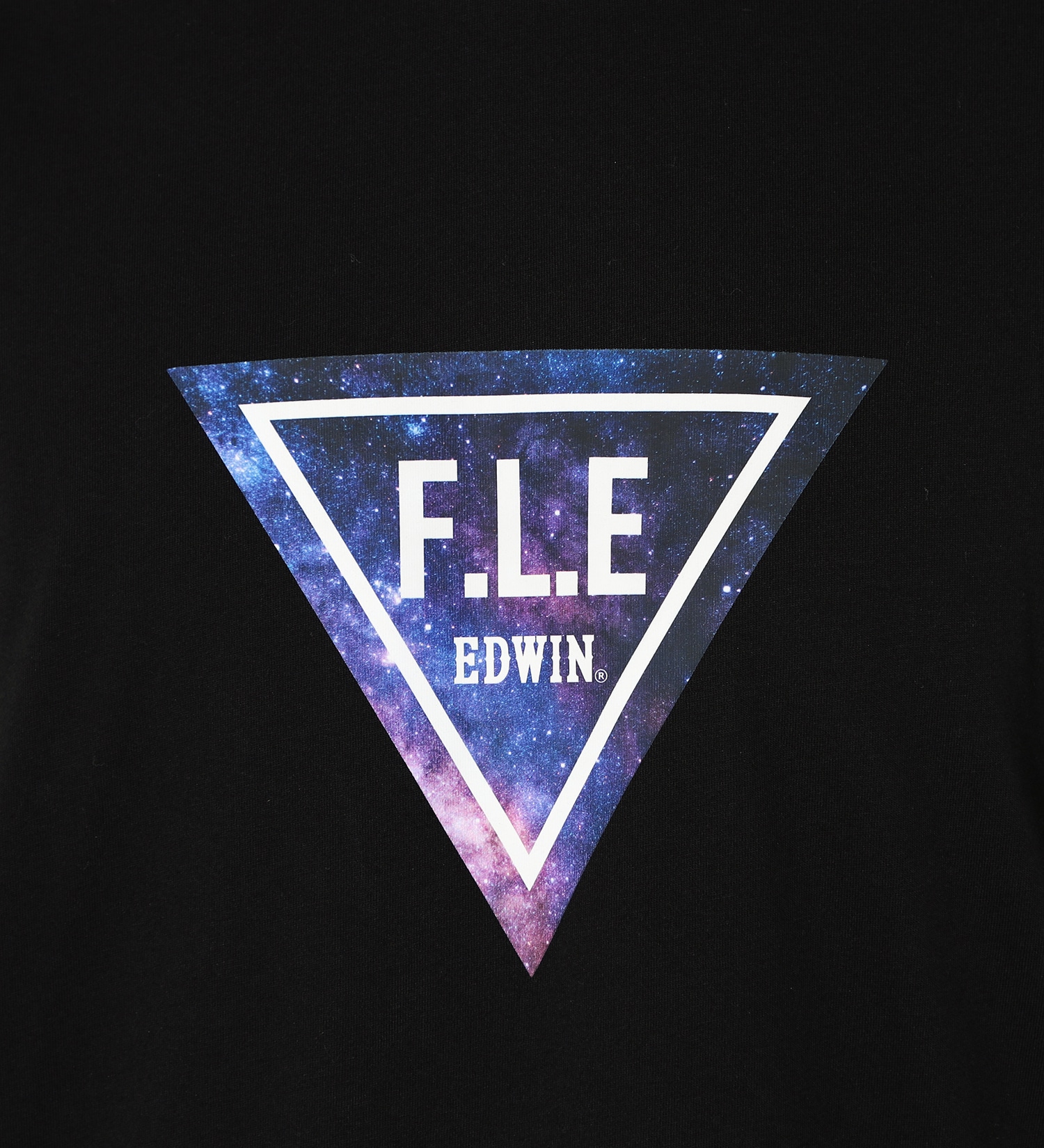 EDWIN(エドウイン)の【SALE】F.L.E プリントTシャツ 長袖|トップス/パーカー/メンズ|ブラック