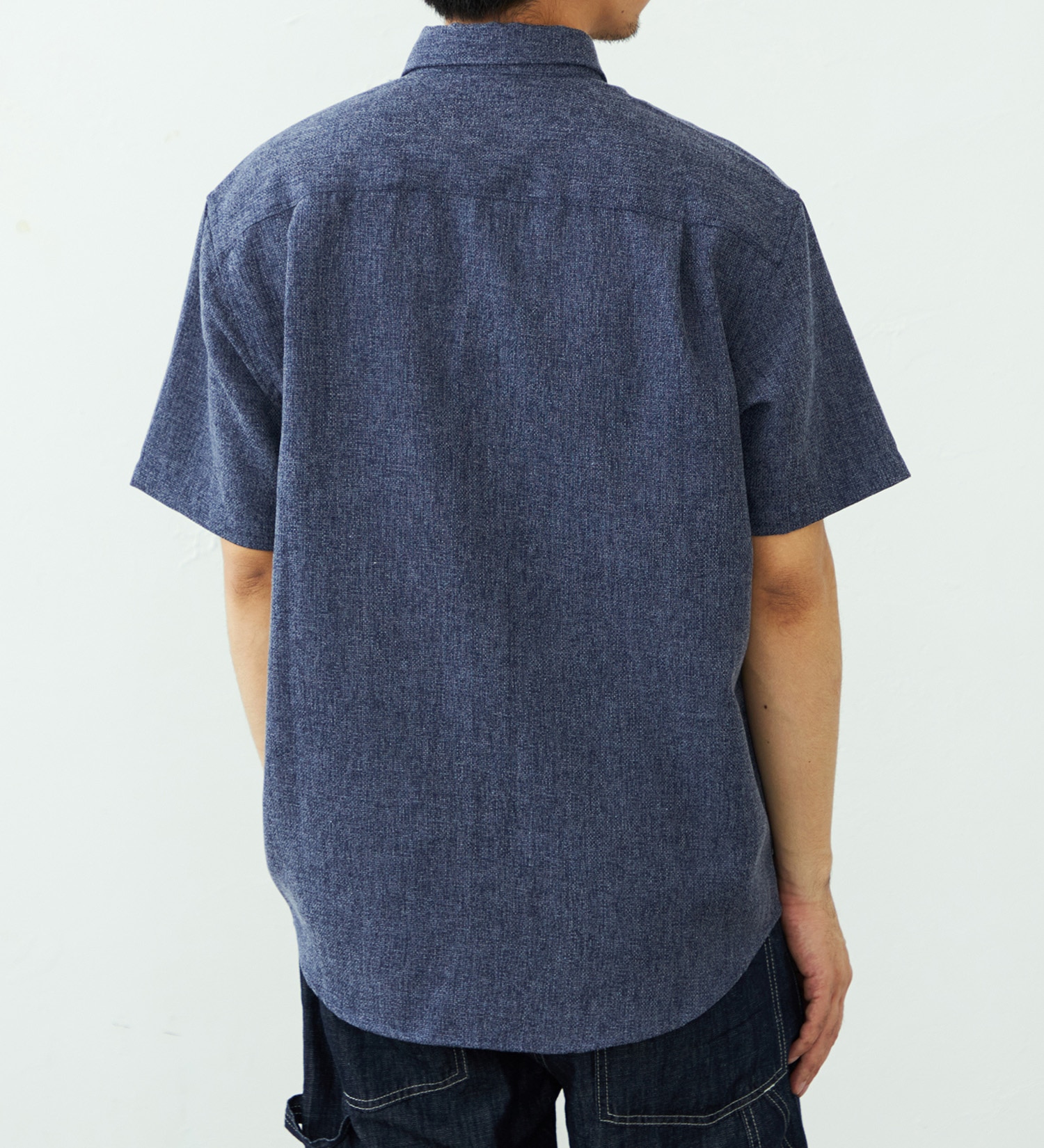 EDWIN(エドウイン)のボタンダウンシャツ 半袖|トップス/シャツ/ブラウス/メンズ|ネイビー