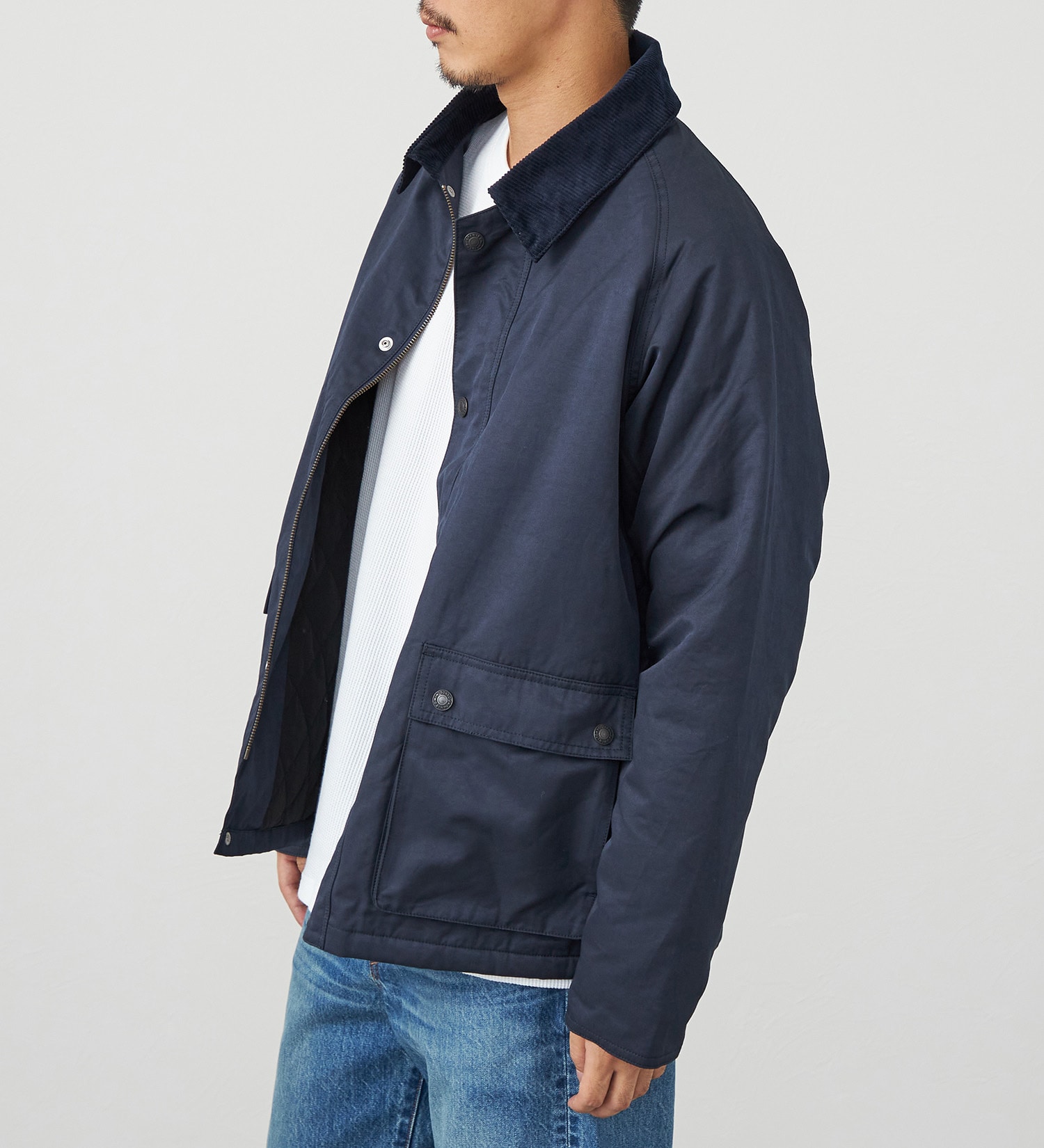 EDWIN(エドウイン)の【試着対象】ワークジャケット 中綿入り|ジャケット/アウター/カバーオール/メンズ|ネイビー