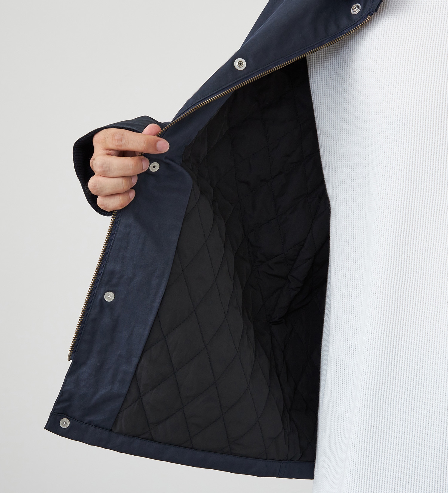 EDWIN(エドウイン)の【試着対象】ワークジャケット 中綿入り|ジャケット/アウター/カバーオール/メンズ|ネイビー