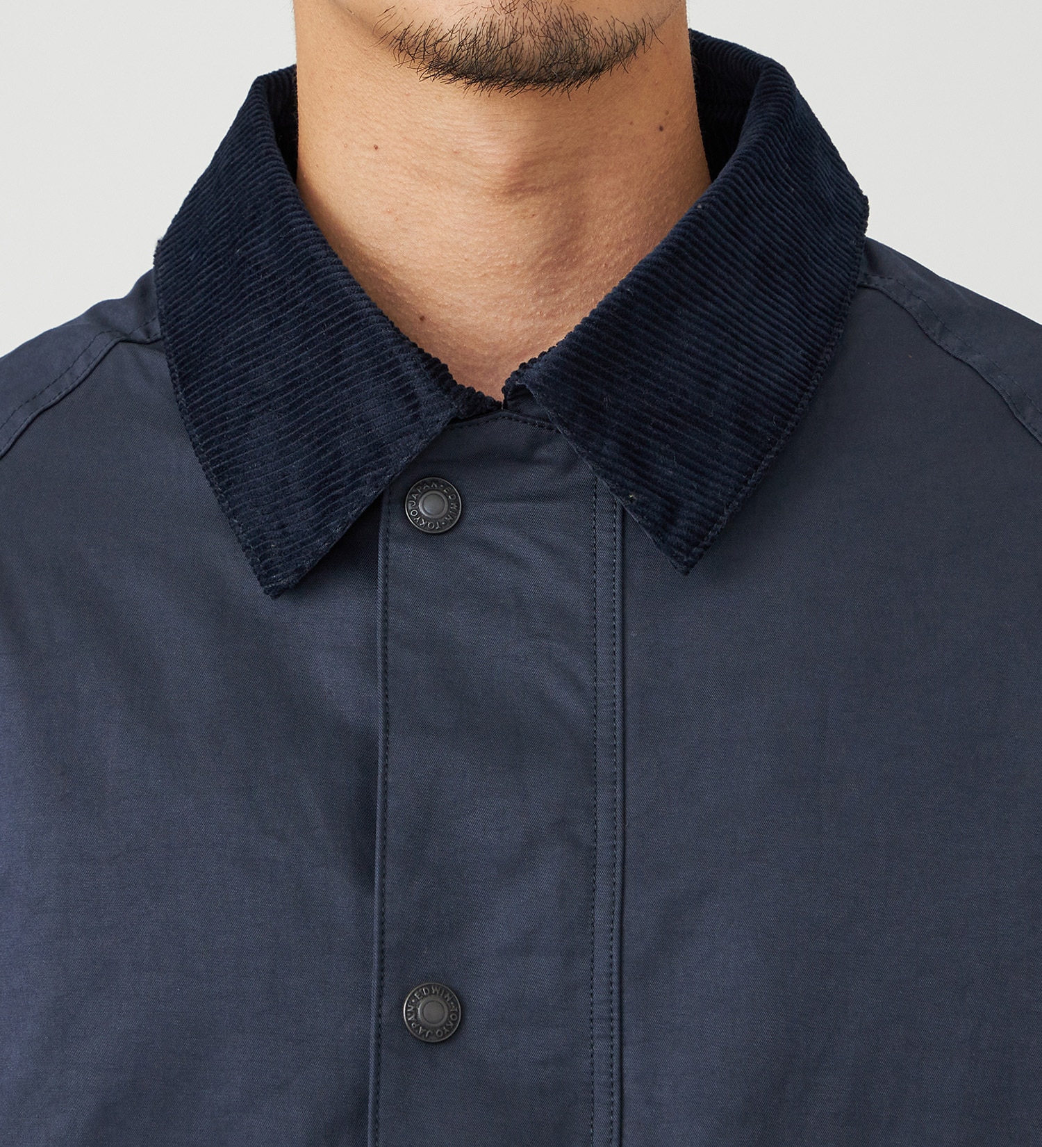 EDWIN(エドウイン)の【試着対象】ワークジャケット 中綿入り|ジャケット/アウター/カバーオール/メンズ|ネイビー