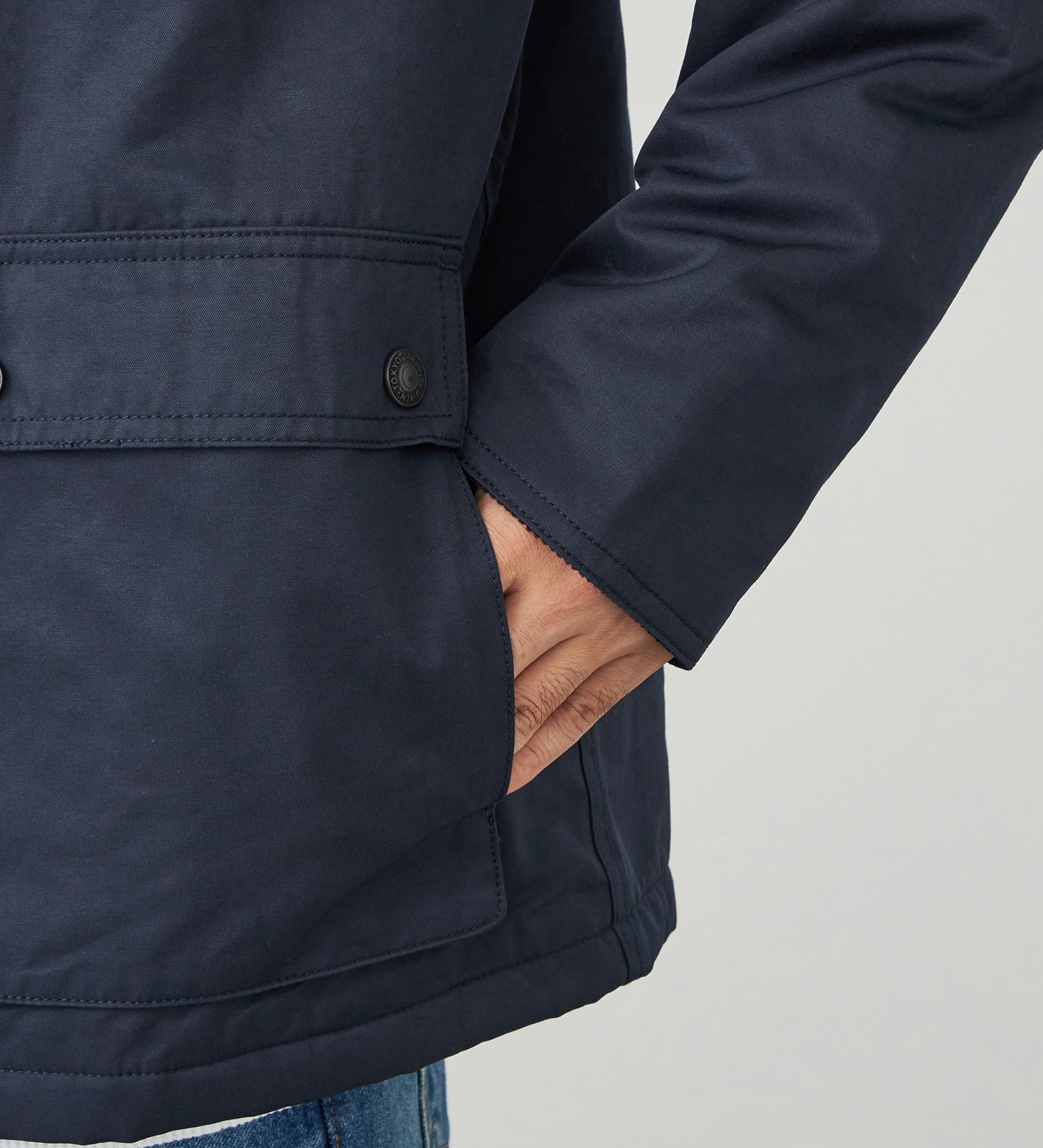 EDWIN(エドウイン)の【試着対象】ワークジャケット 中綿入り|ジャケット/アウター/カバーオール/メンズ|ネイビー