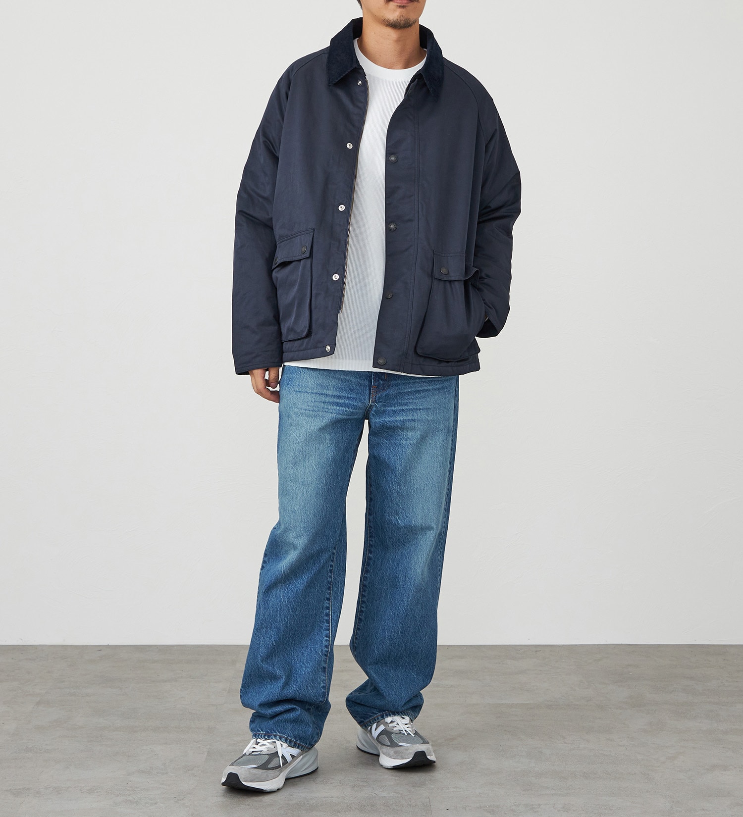 EDWIN(エドウイン)の【試着対象】ワークジャケット 中綿入り|ジャケット/アウター/カバーオール/メンズ|ネイビー