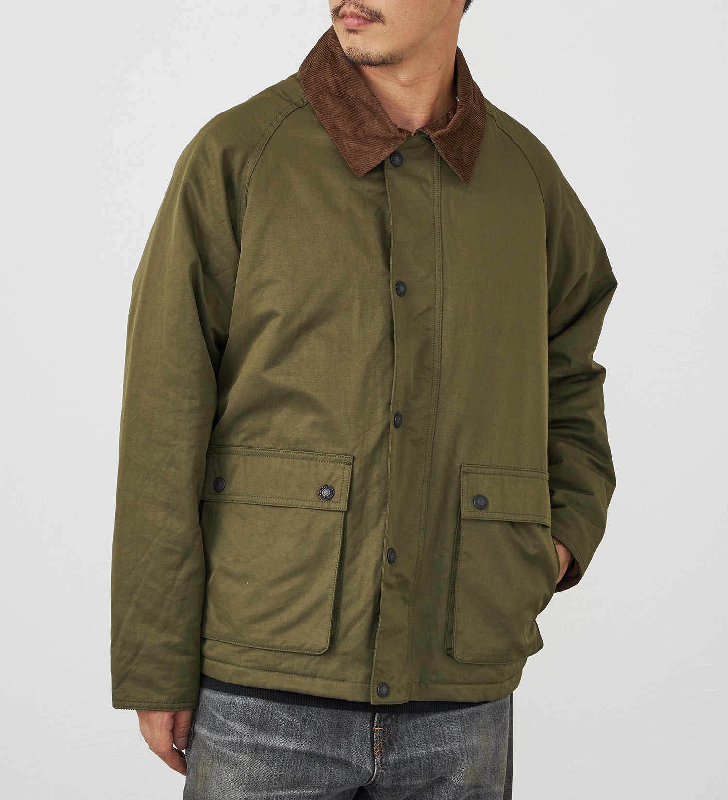 EDWIN(エドウイン)の【試着対象】ワークジャケット 中綿入り|ジャケット/アウター/カバーオール/メンズ|オリーブ