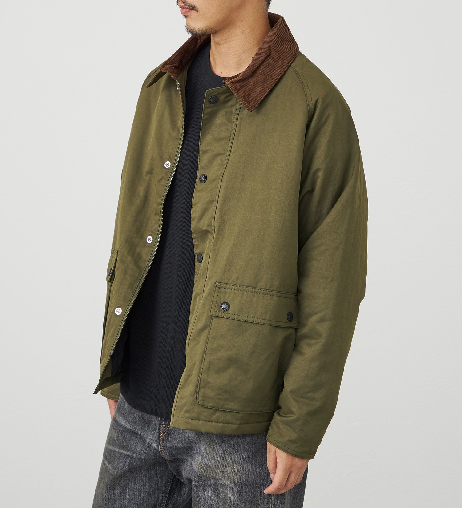 EDWIN(エドウイン)の【試着対象】ワークジャケット 中綿入り|ジャケット/アウター/カバーオール/メンズ|オリーブ