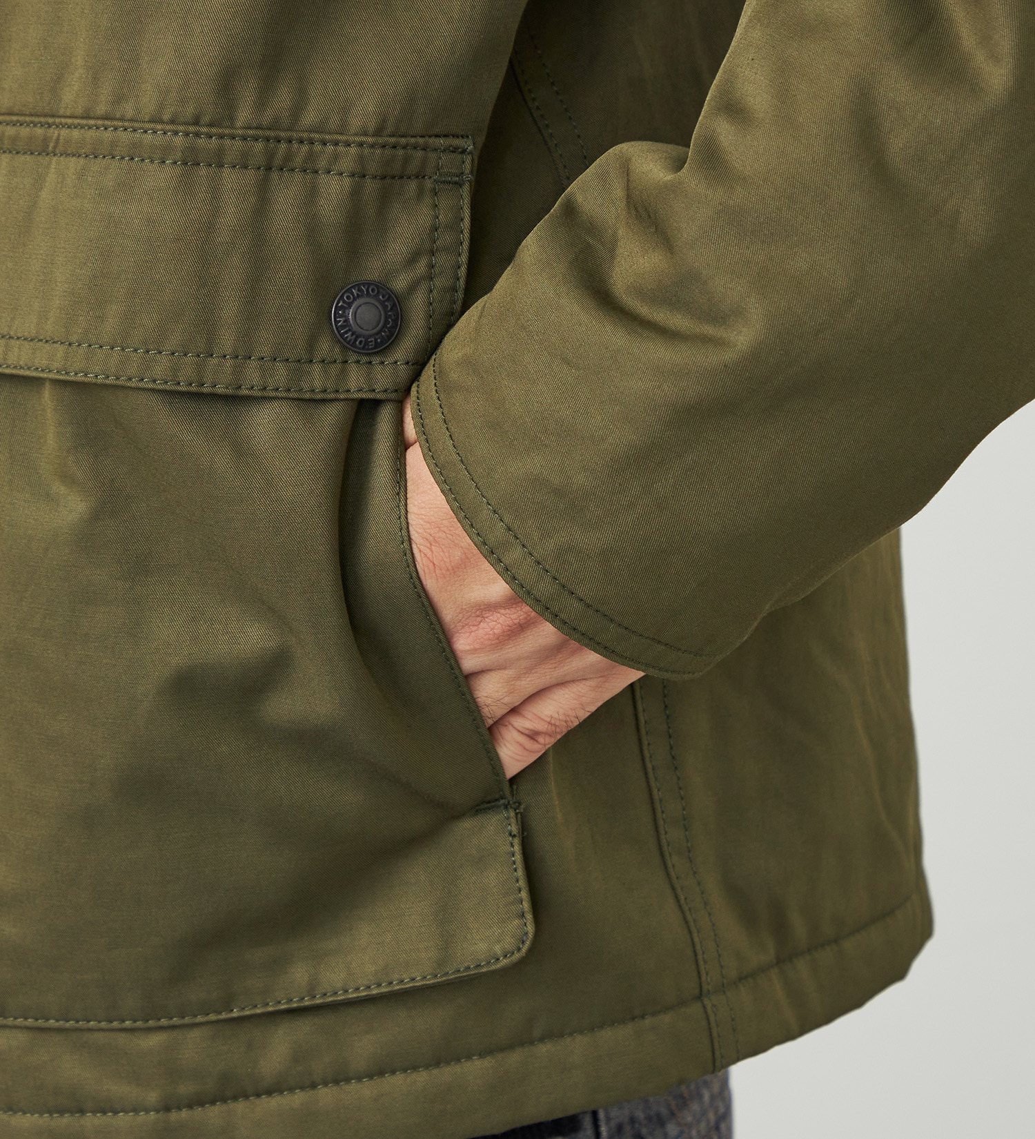 EDWIN(エドウイン)の【試着対象】ワークジャケット 中綿入り|ジャケット/アウター/カバーオール/メンズ|オリーブ