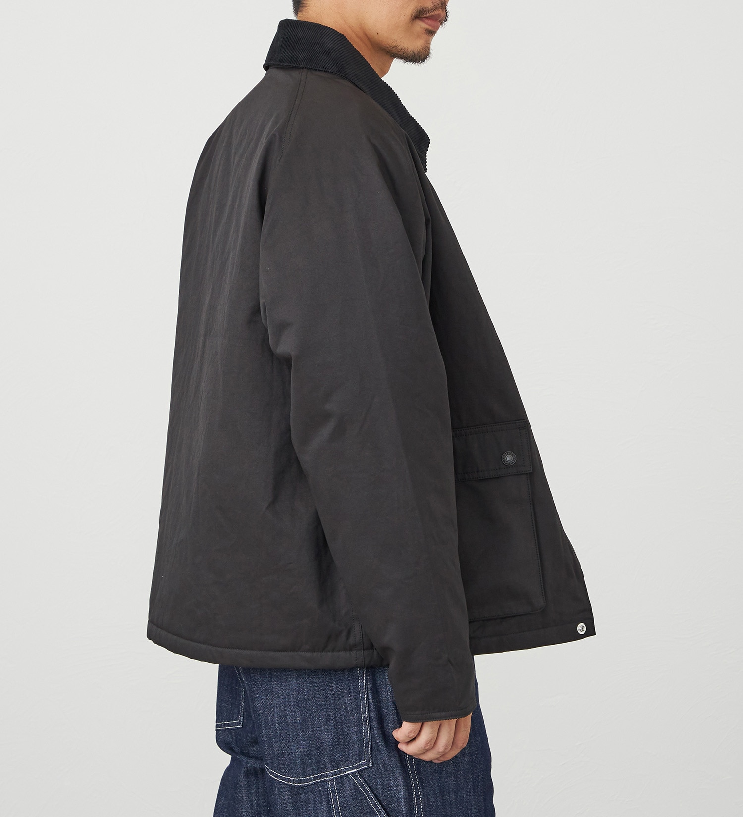 EDWIN(エドウイン)の【試着対象】ワークジャケット 中綿入り|ジャケット/アウター/カバーオール/メンズ|ブラック