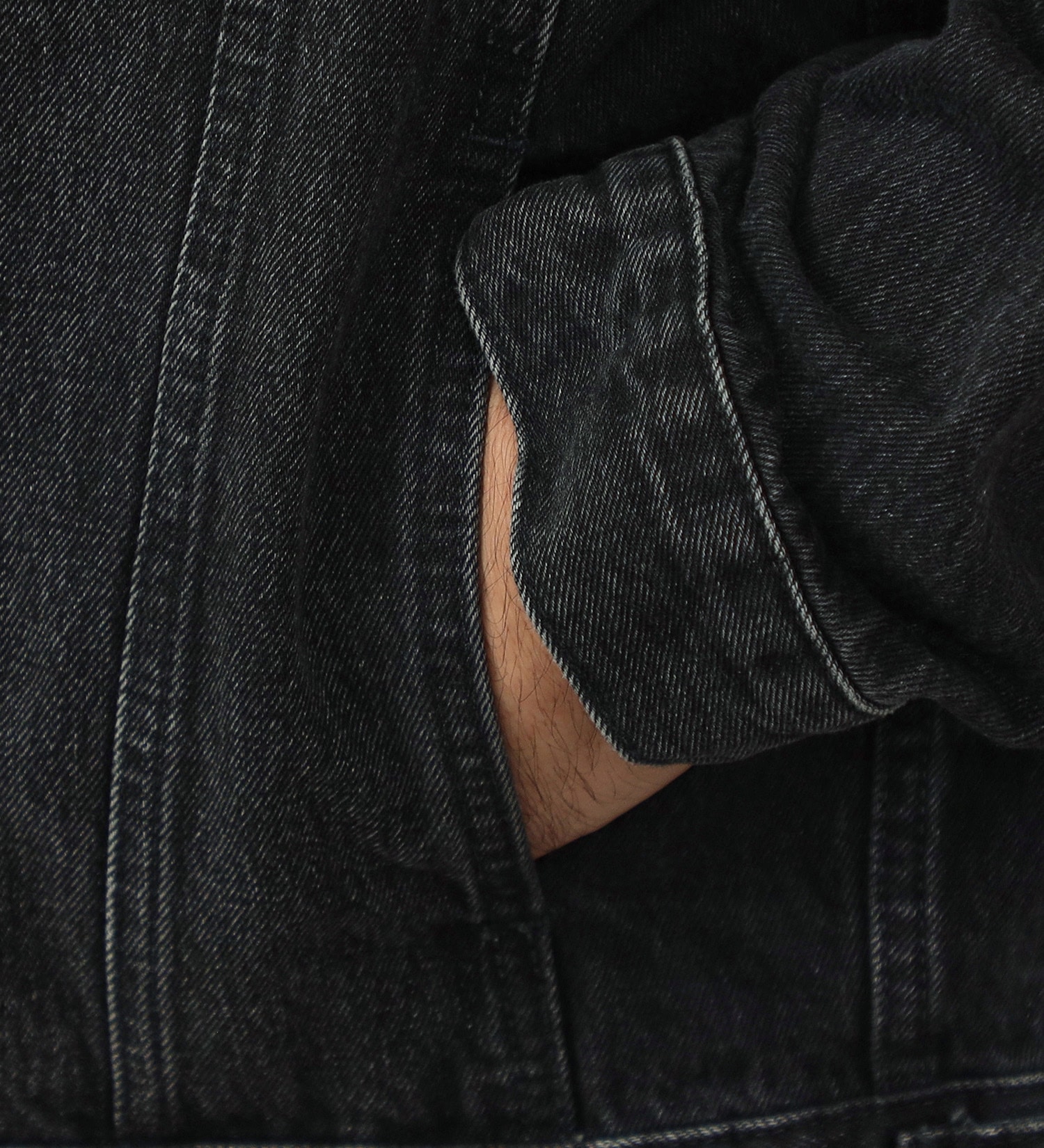 EDWIN(エドウイン)の【大きいサイズ】デニムジャケット Gジャン|ジャケット/アウター/デニムジャケット/メンズ|ブラックデニム
