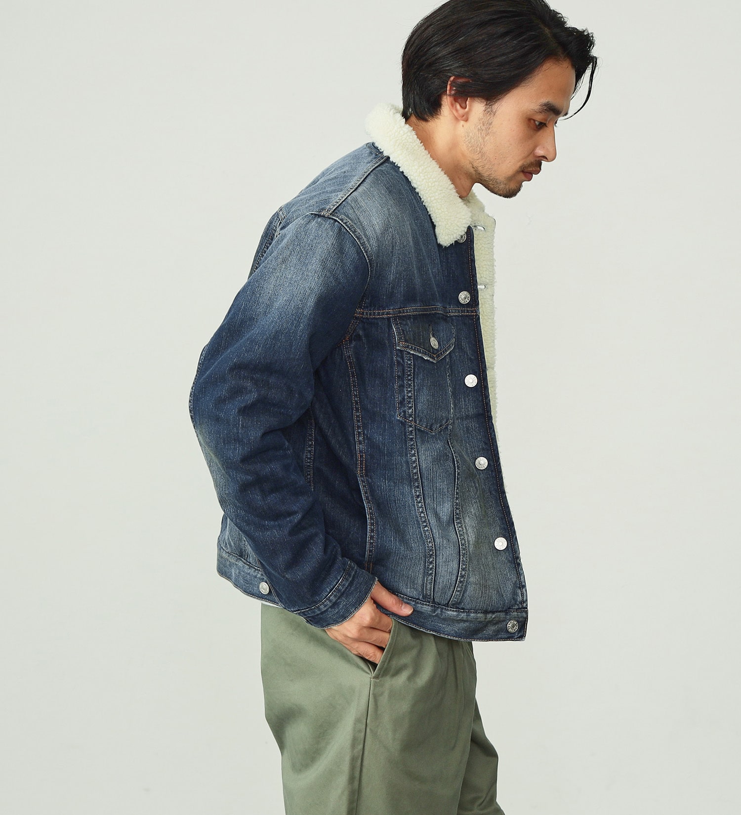 ショッピング売品 ビッグサイズ Levi´s デニムボアジャケット サイズ