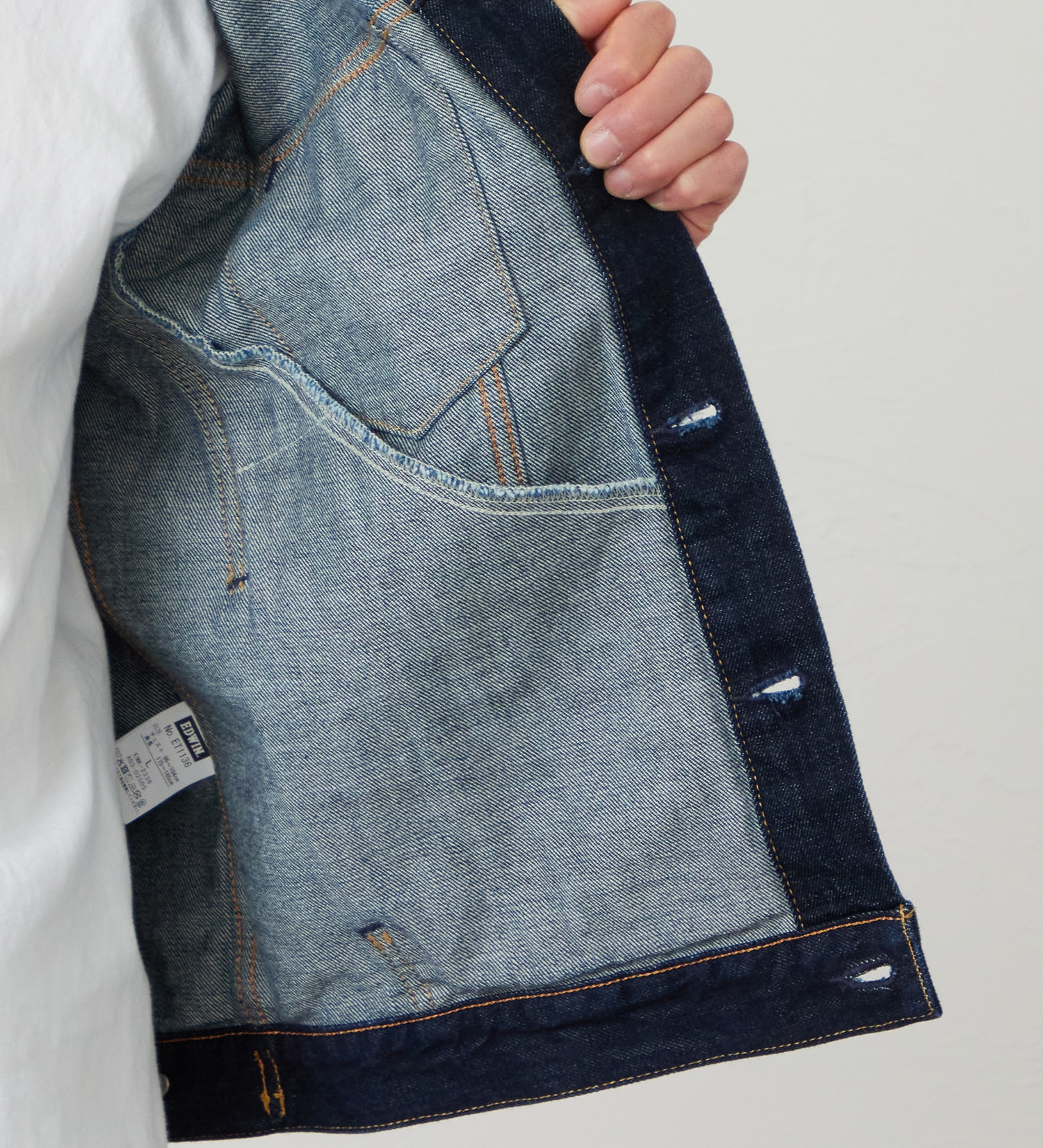 EDWIN(エドウイン)の【試着対象】デニムジャケット Gジャン|ジャケット/アウター/デニムジャケット/メンズ|インディゴブルー