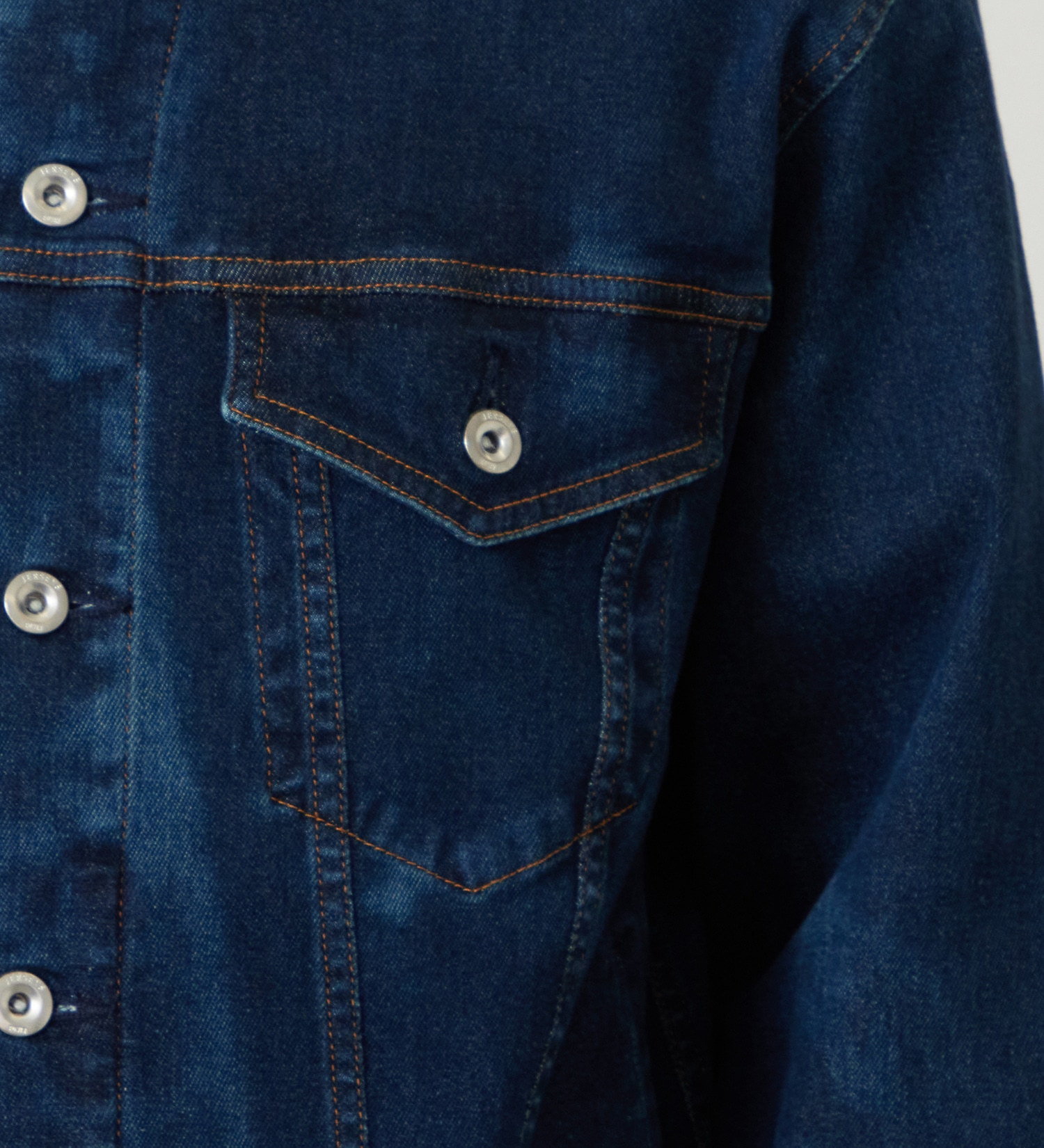 EDWIN(エドウイン)の【試着対象】ジャージーズ デニムジャケット Gジャン ストレッチ セットアップ|ジャケット/アウター/デニムジャケット/メンズ|濃色ブルー