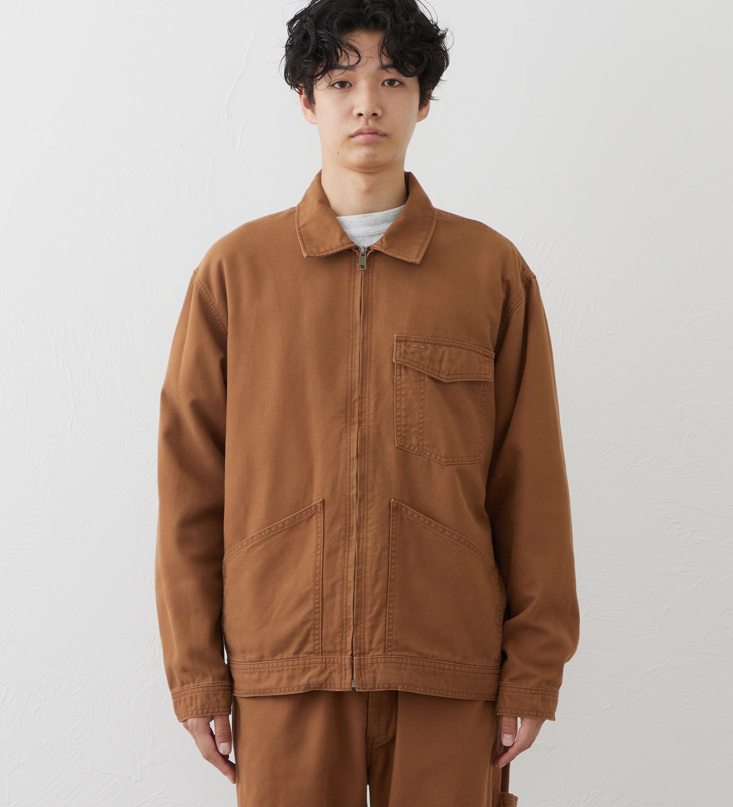 EDWIN(エドウイン)のZIP UP ワークジャケット|ジャケット/アウター/その他アウター/メンズ|ブラウン