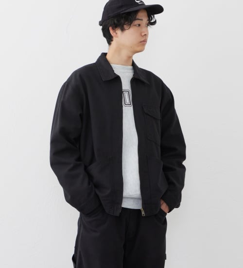EDWIN(エドウイン)のZIP UP ワークジャケット|ジャケット/アウター/その他アウター/メンズ|ブラック