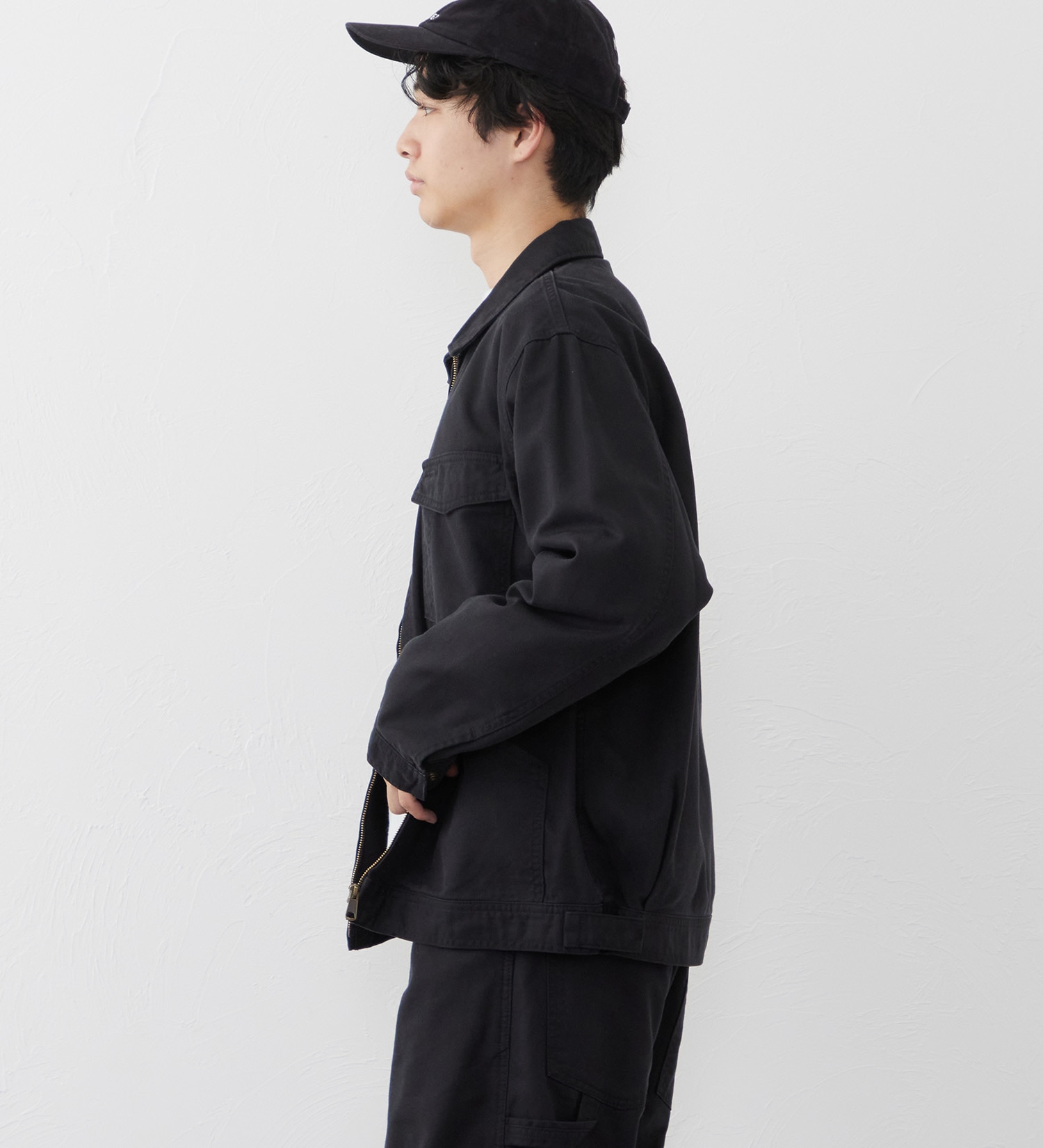 EDWIN(エドウイン)のZIP UP ワークジャケット|ジャケット/アウター/その他アウター/メンズ|ブラック