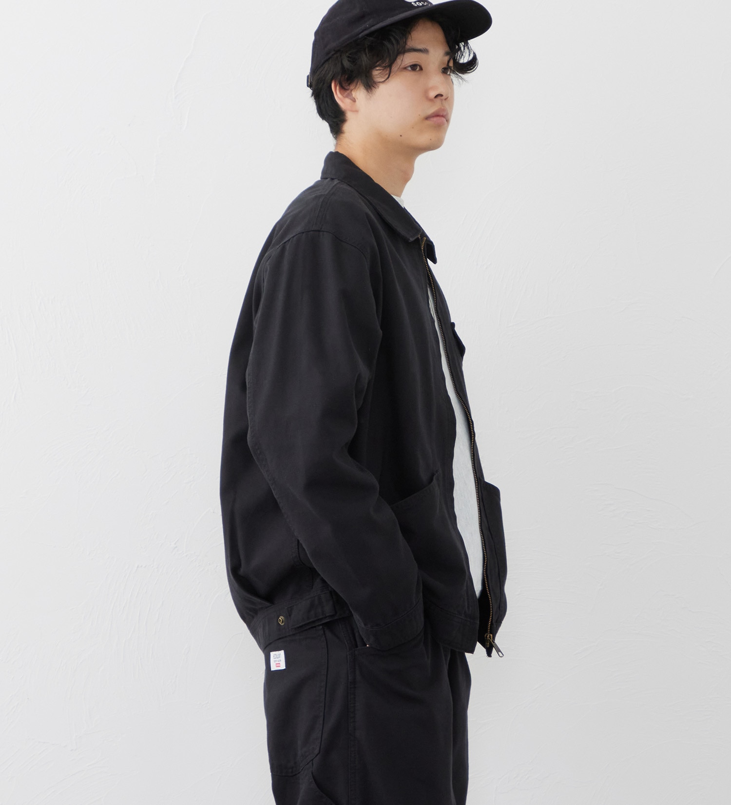 EDWIN(エドウイン)のZIP UP ワークジャケット|ジャケット/アウター/その他アウター/メンズ|ブラック